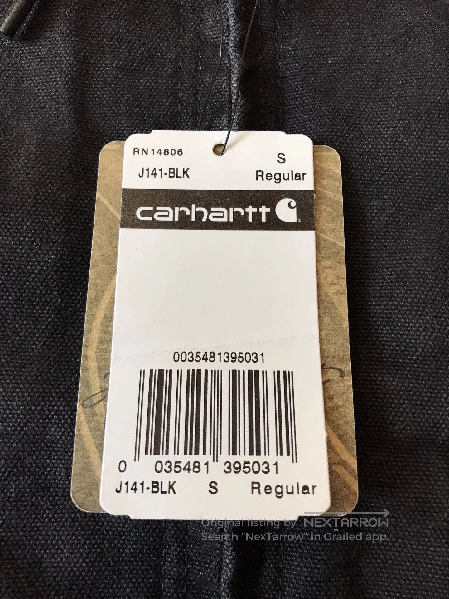 Carhartt Carhartt J141 Hooded Work Jacket. Size US S / EU 44-46 / 1 - 8 Thumbnail