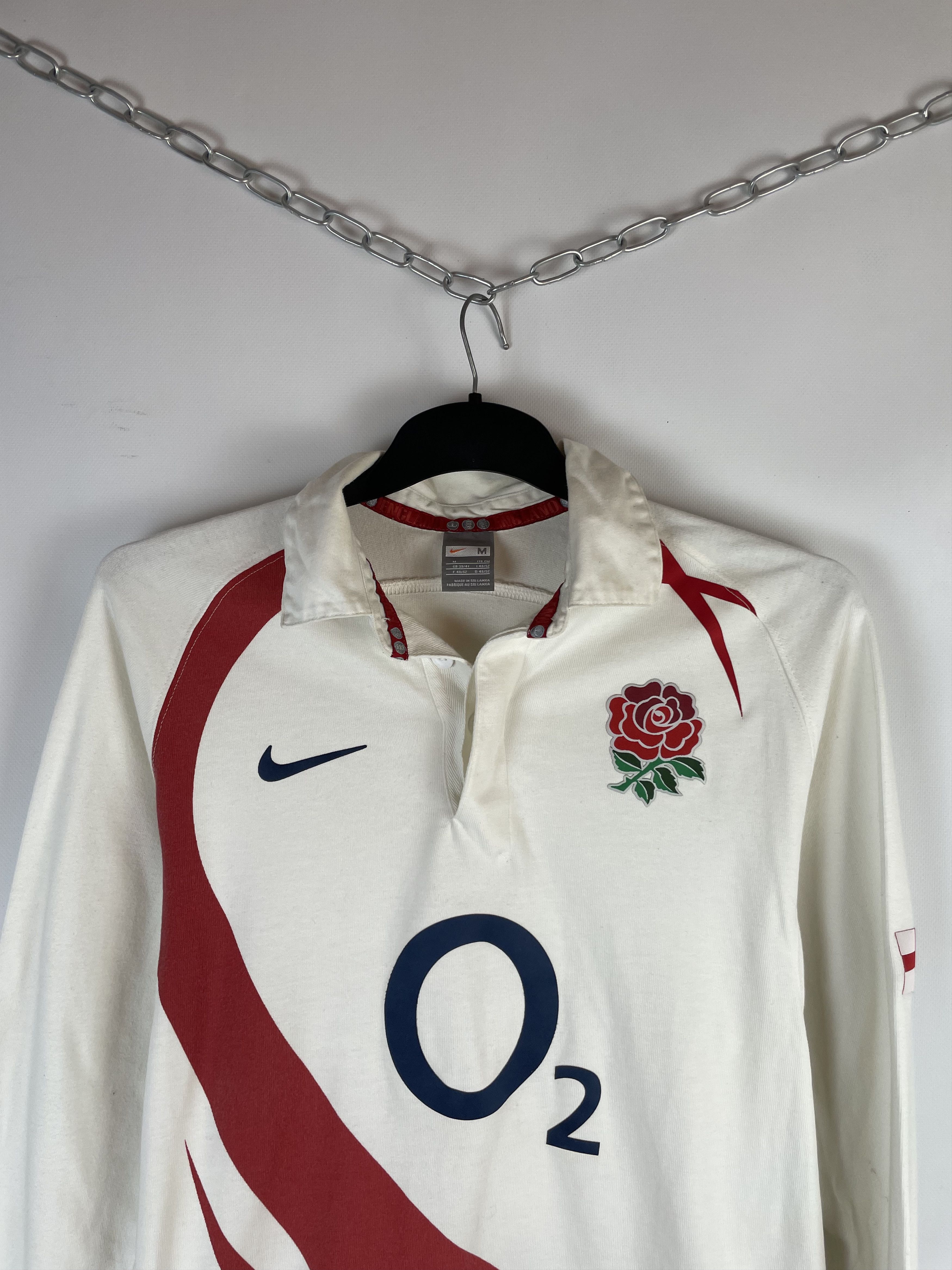 Nike Vintage England Rugby League Nike O2 Long-sleeve T-shirts Size US M / EU 48-50 / 2 - 3 Thumbnail