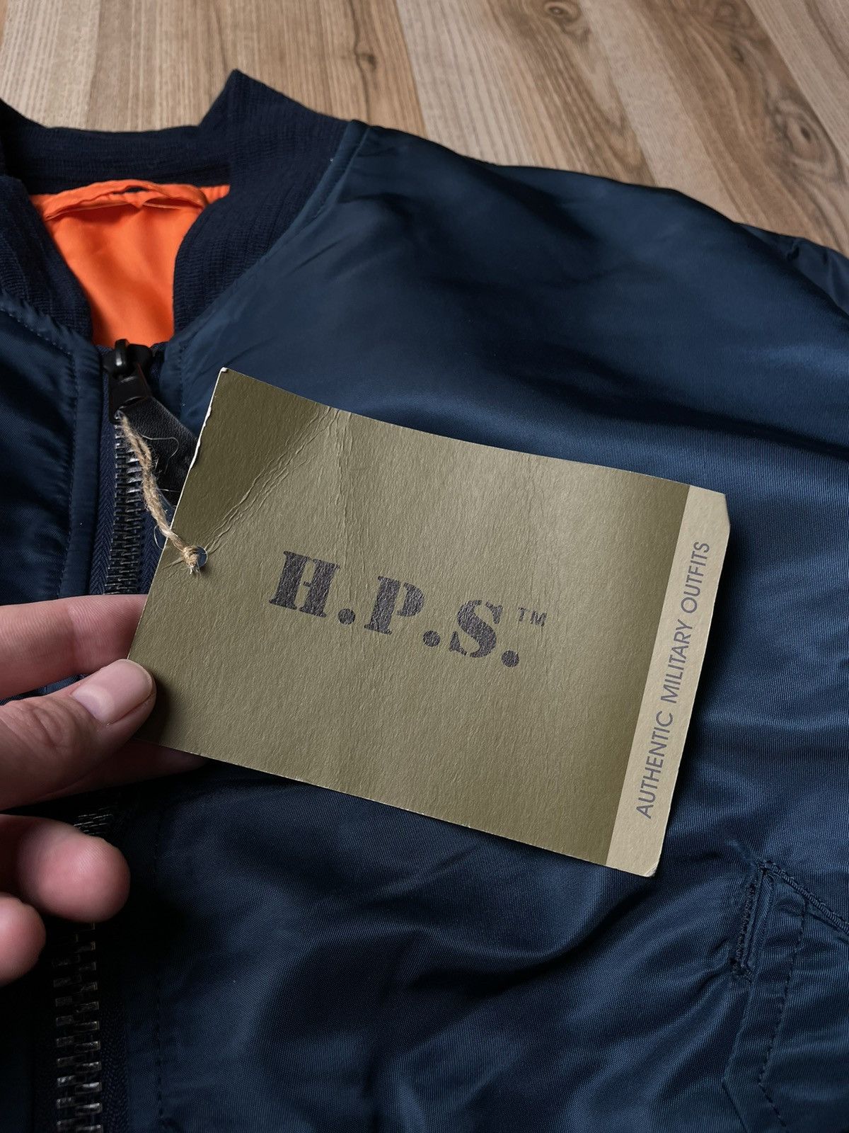 Japanese Brand × Vintage Vintage Bomber Jacket Intermediate MA-1 H.P.S. Size US L / EU 52-54 / 3 - 2 Thumbnail