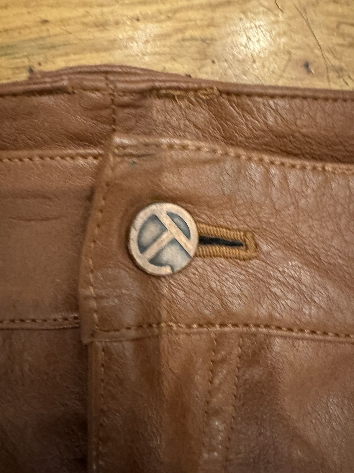 Telfar Vegan Leather Pants Size US 30 / EU 46 - 2 Thumbnail