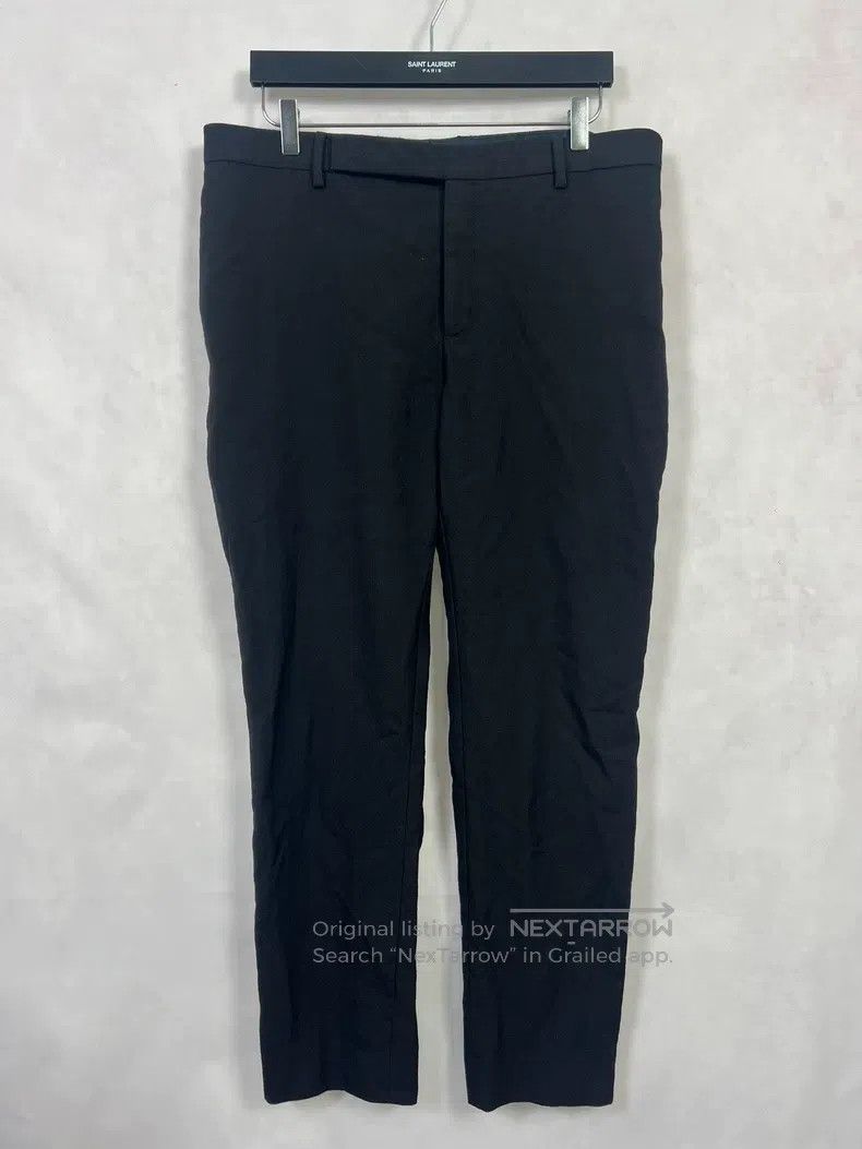 Saint Laurent Paris Black Basic Wool Trousers