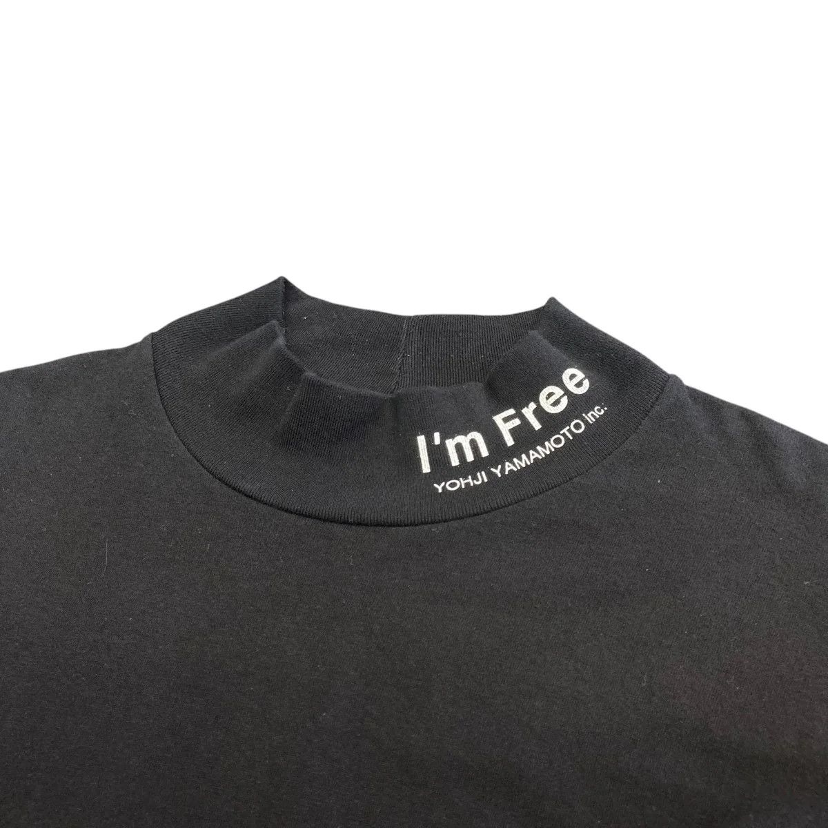 Yohji Yamamoto YOHJI YAMAMOTO I’m Free High Neck T-Shirt Size US XL / EU 56 / 4 - 3 Thumbnail