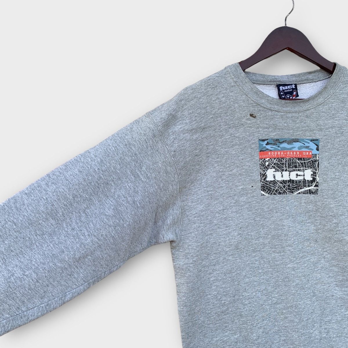 FUCT Vintage 90s Fuct Downtown LA Skateboard Crewneck Sweatshirt Size US S / EU 44-46 / 1 - 3 Thumbnail