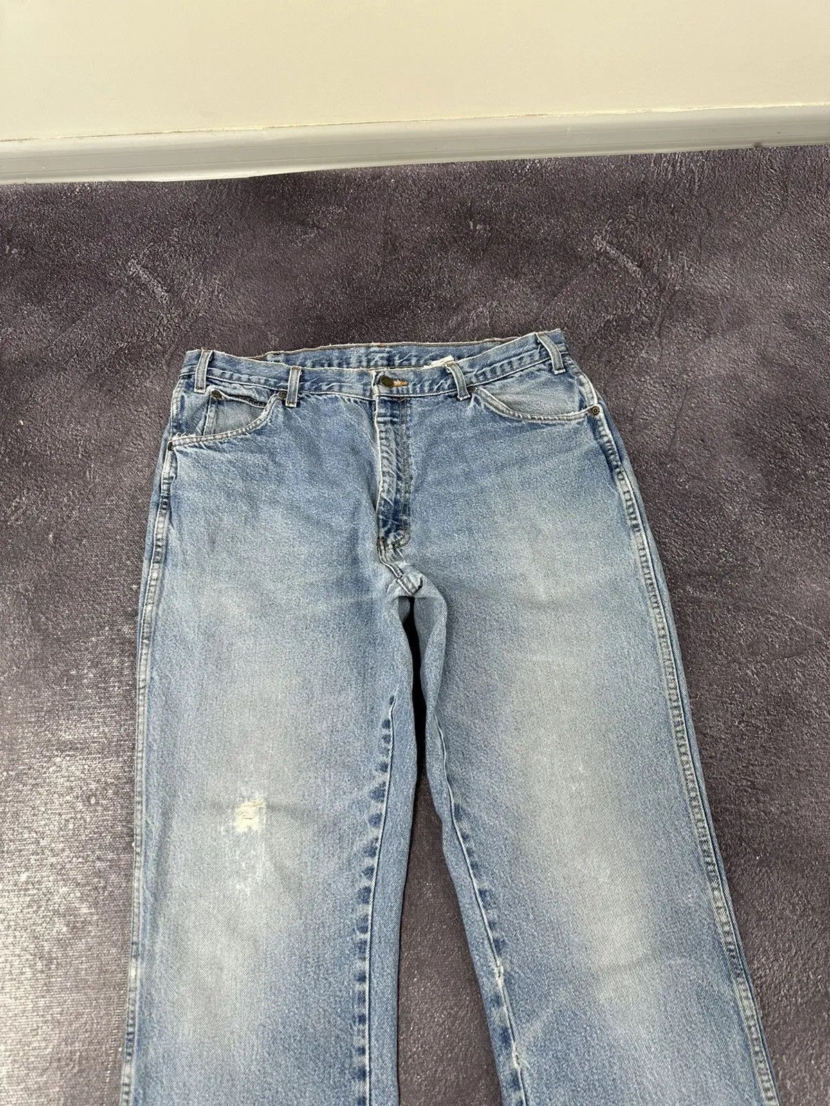 Dickies × Vintage Vintage Dickies Faded Blue Denim American Hype Baggy Jeans Size US 38 / EU 54 - 8 Thumbnail