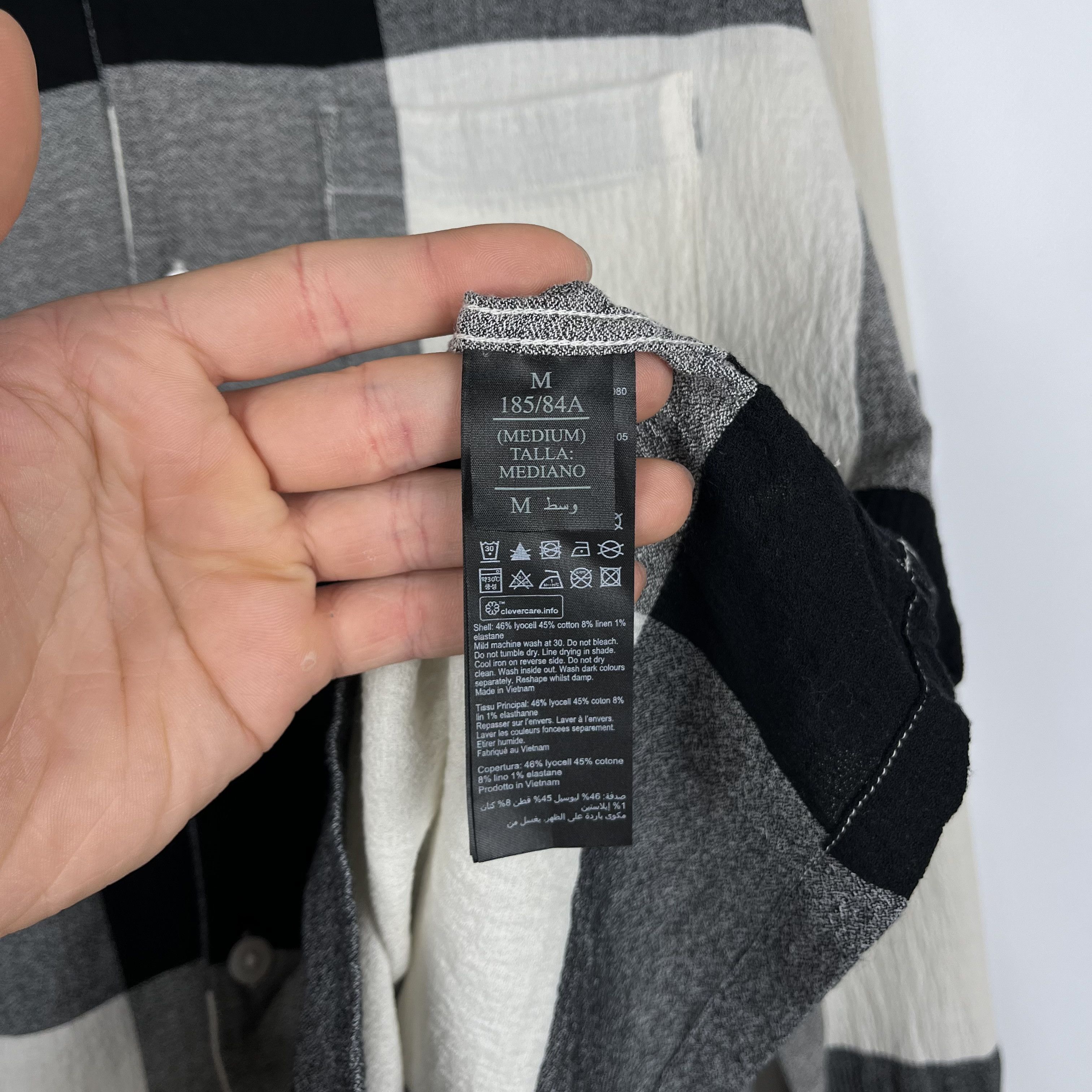 Allsaints AllSaints Lausanne Checkered Long Sleeve Button Up Shirt Size US M / EU 48-50 / 2 - 15 Thumbnail