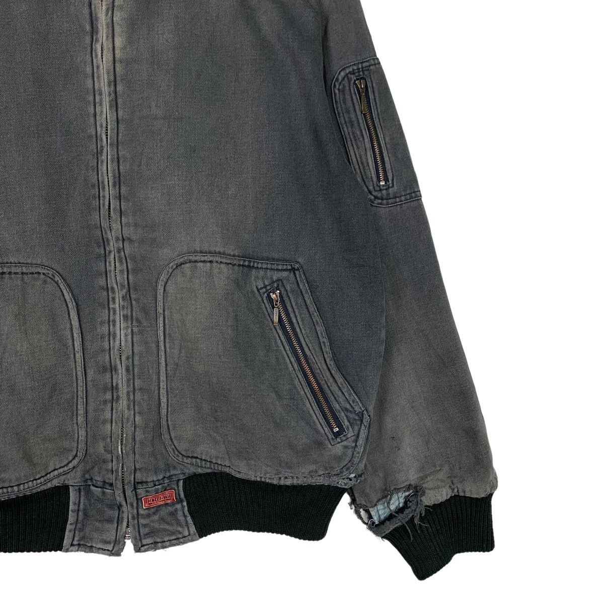 Japanese Brand HALEI-WA Casual Wear Bomber Jacket #0222-C10 Size US L / EU 52-54 / 3 - 5 Thumbnail