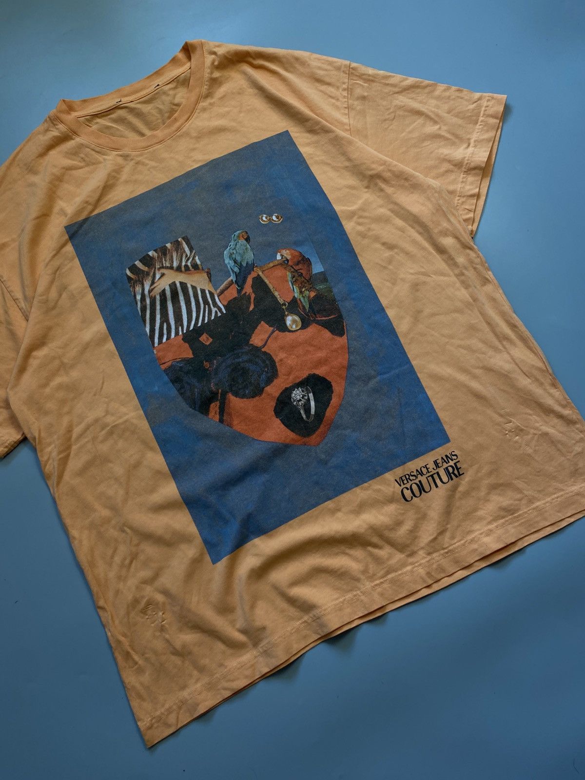 Versace Jeans Couture Abstract logo t-shirt oversize tailoring Versace Size US M / EU 48-50 / 2 - 2 Thumbnail