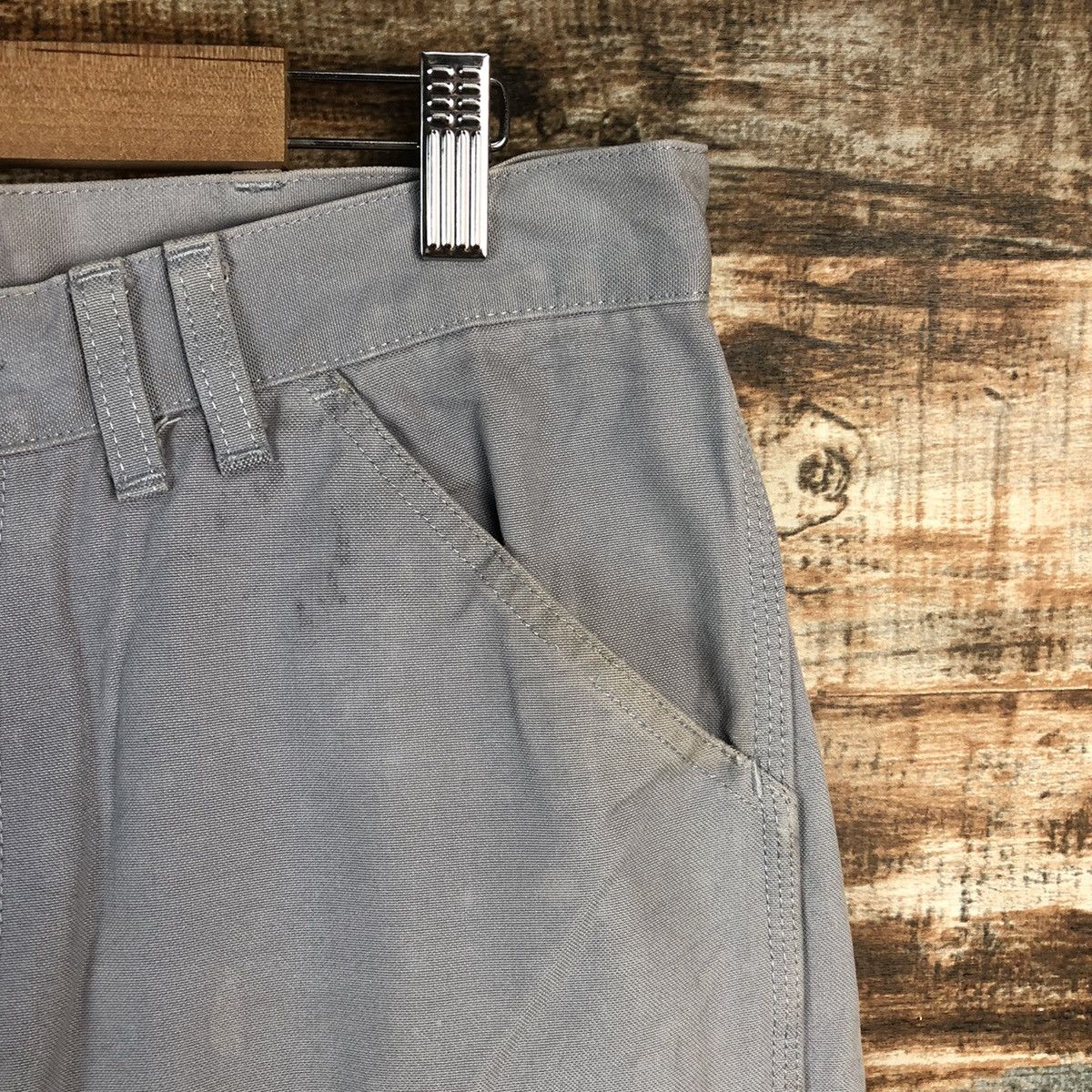 Carhartt DL Carhatt Grey Cargo Multipocket Pants #C109 Size US 32 / EU 48 - 9 Thumbnail