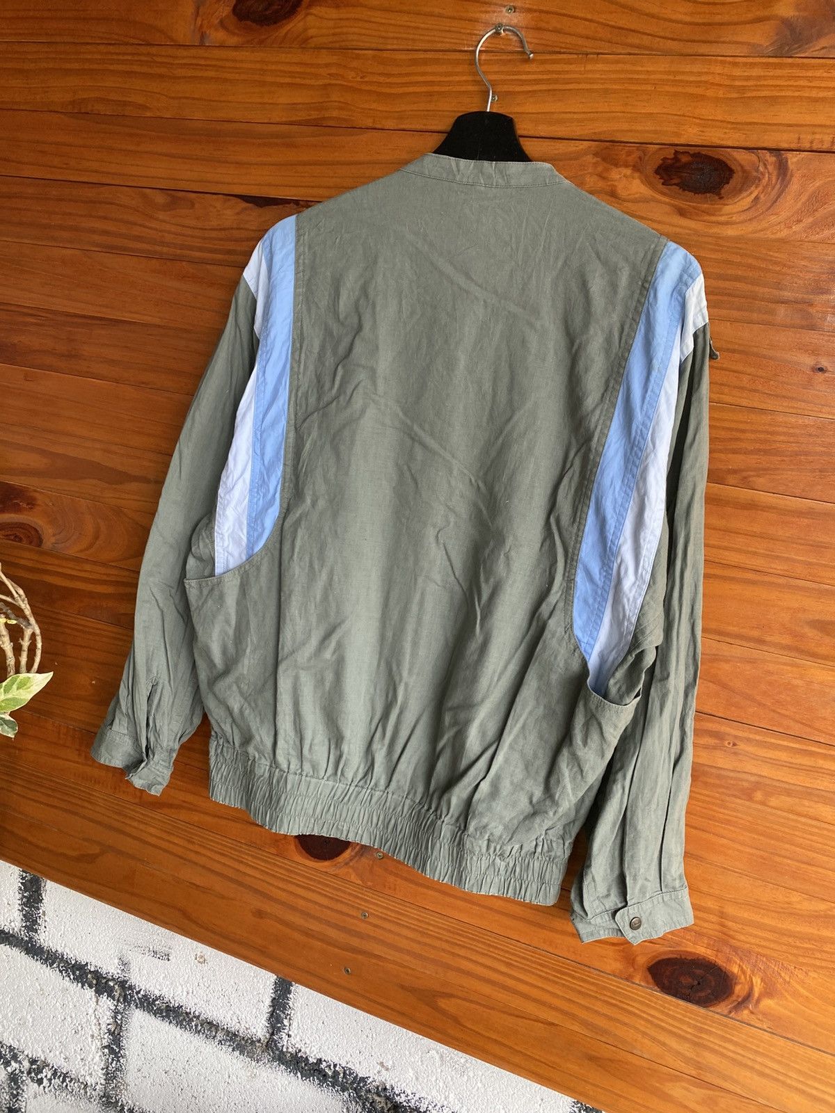 Lancel Vintage LANCEL Paris Utility Jacket Olive Green Panel Design Size US L / EU 52-54 / 3 - 9 Thumbnail