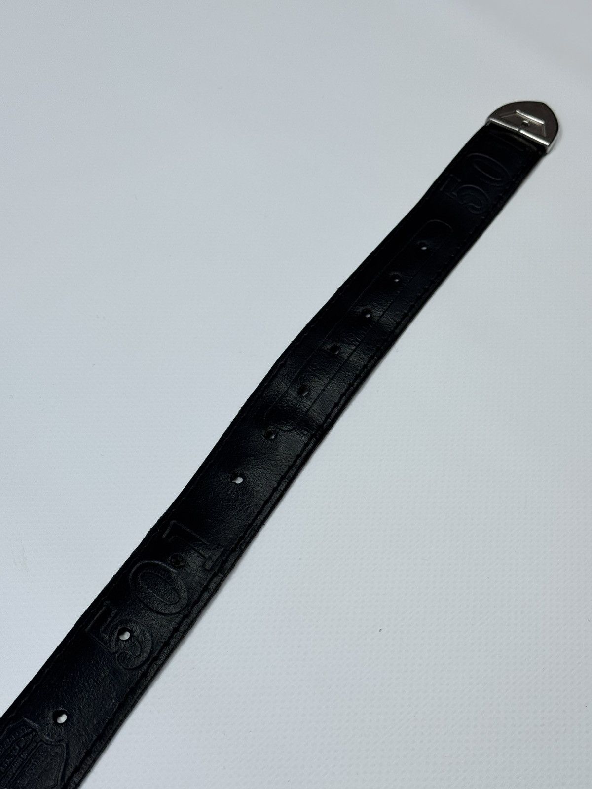 Levi's Vintage Levi’s 501 Logo Leather Belt USA Y2k distressed Size ONE SIZE - 8 Thumbnail
