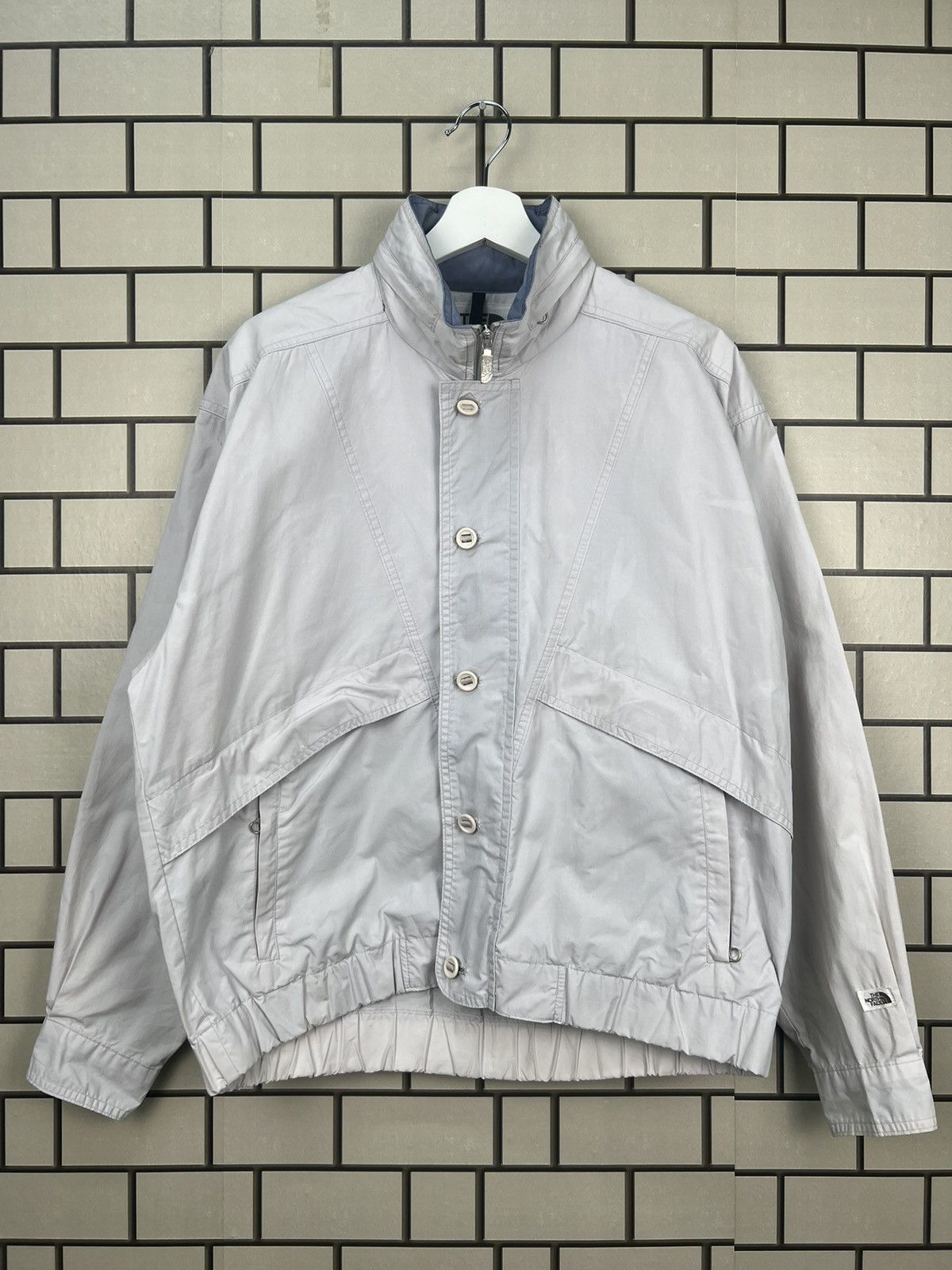 The North Face × Vintage The North Face Zipper With Button Style Jacket Size US L / EU 52-54 / 3 - 1 Thumbnail