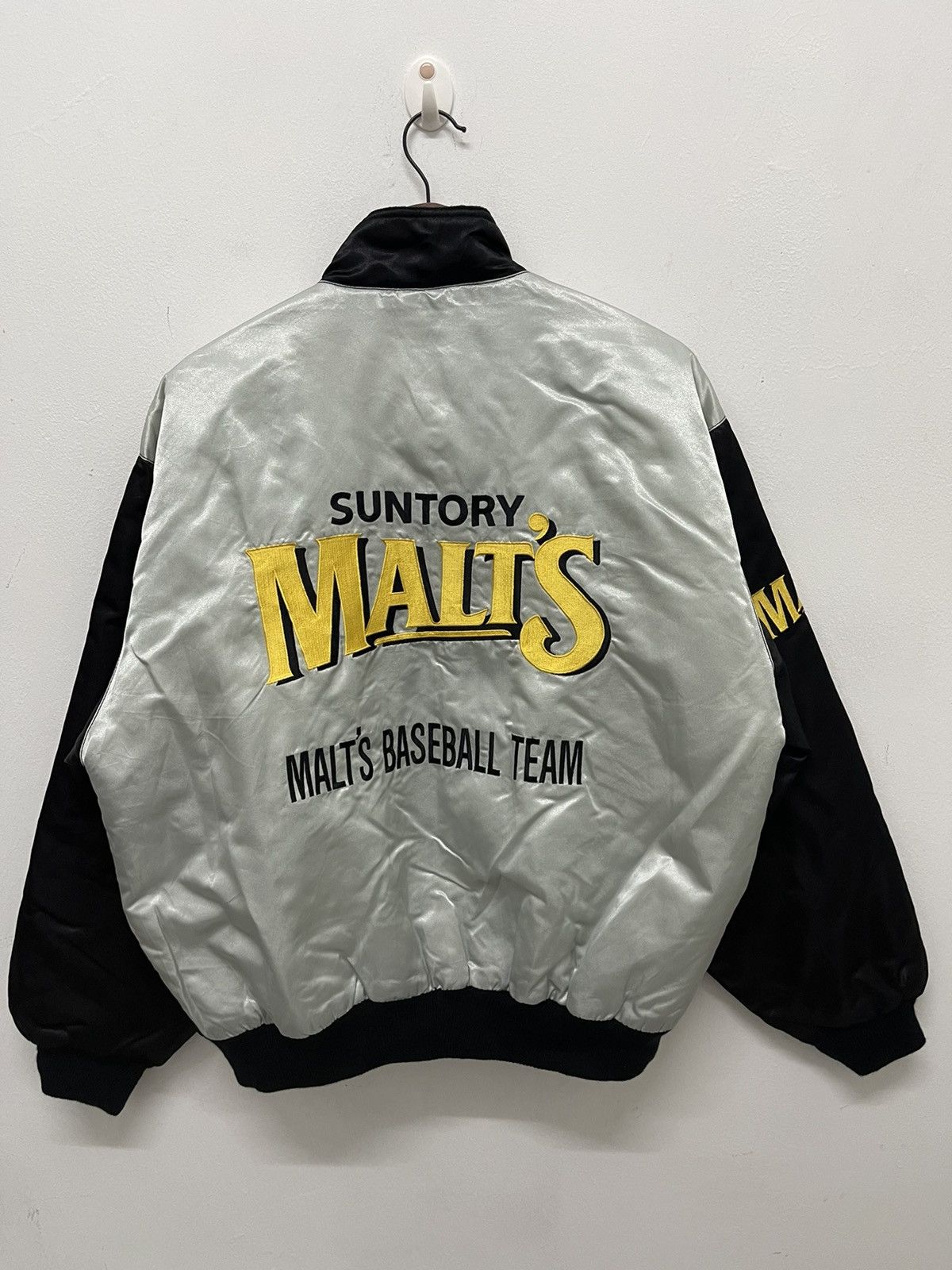 Vintage VTG 90’s SUNTORY MALTS BASEBALL TEAM VARSITY Size US L / EU 52-54 / 3 - 5 Thumbnail