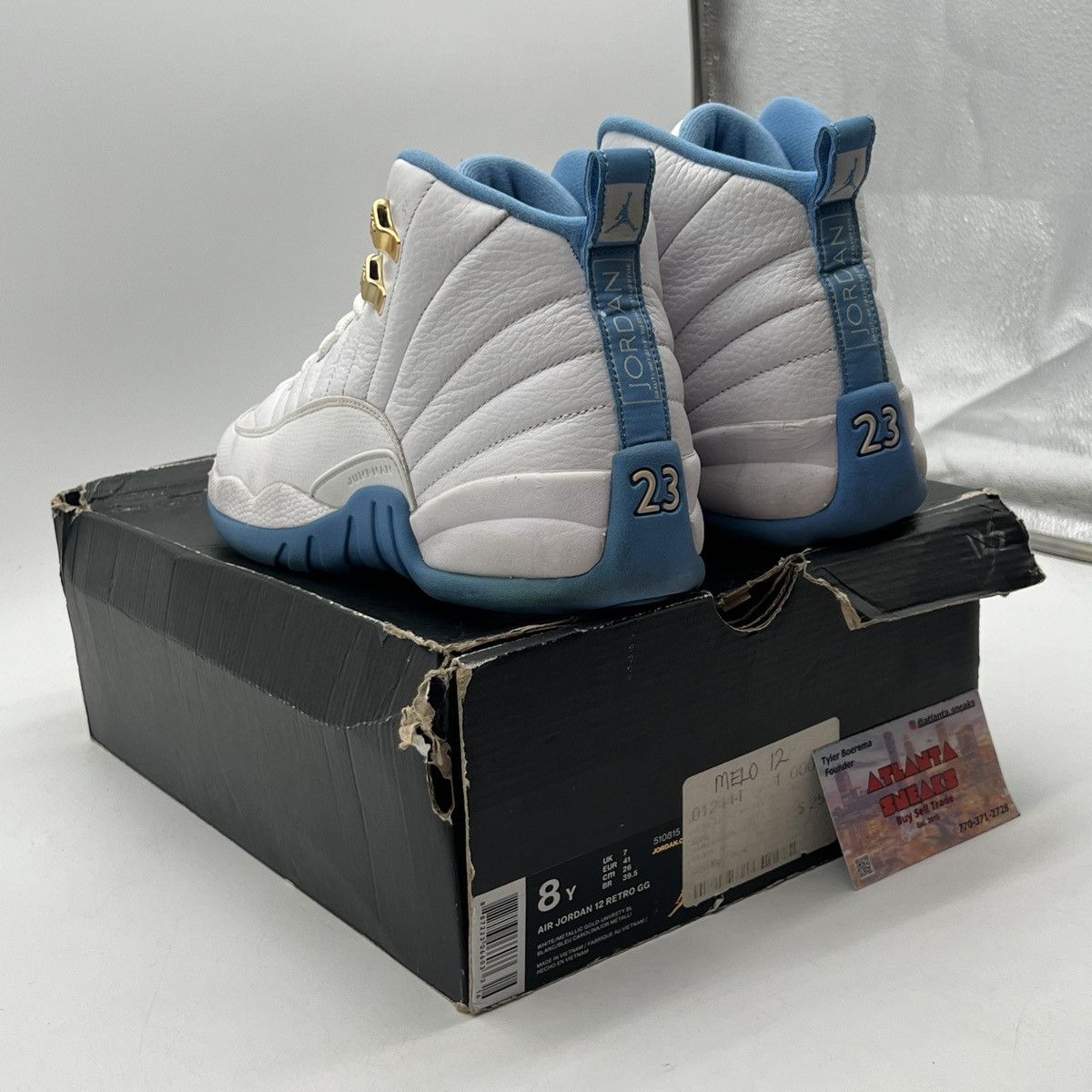 Jordan Brand Air Jordan 12 university blue Size US 8 / EU 41 - 4 Thumbnail