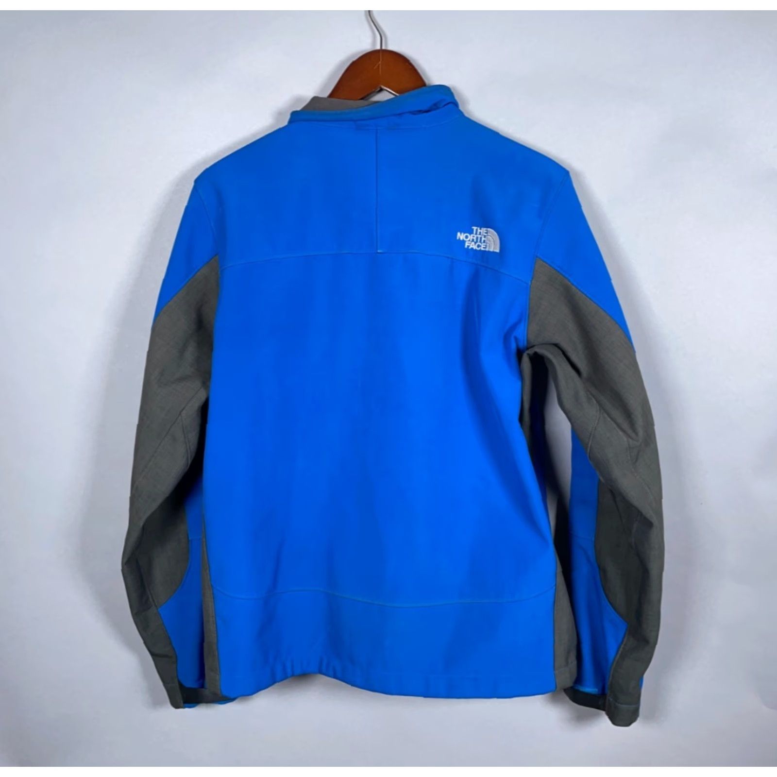 The North Face The North Face Jacket Adult Medium Blue Gray Soft Shell Zip Up AMUP Fleece Lined Size US M / EU 48-50 / 2 - 2 Thumbnail