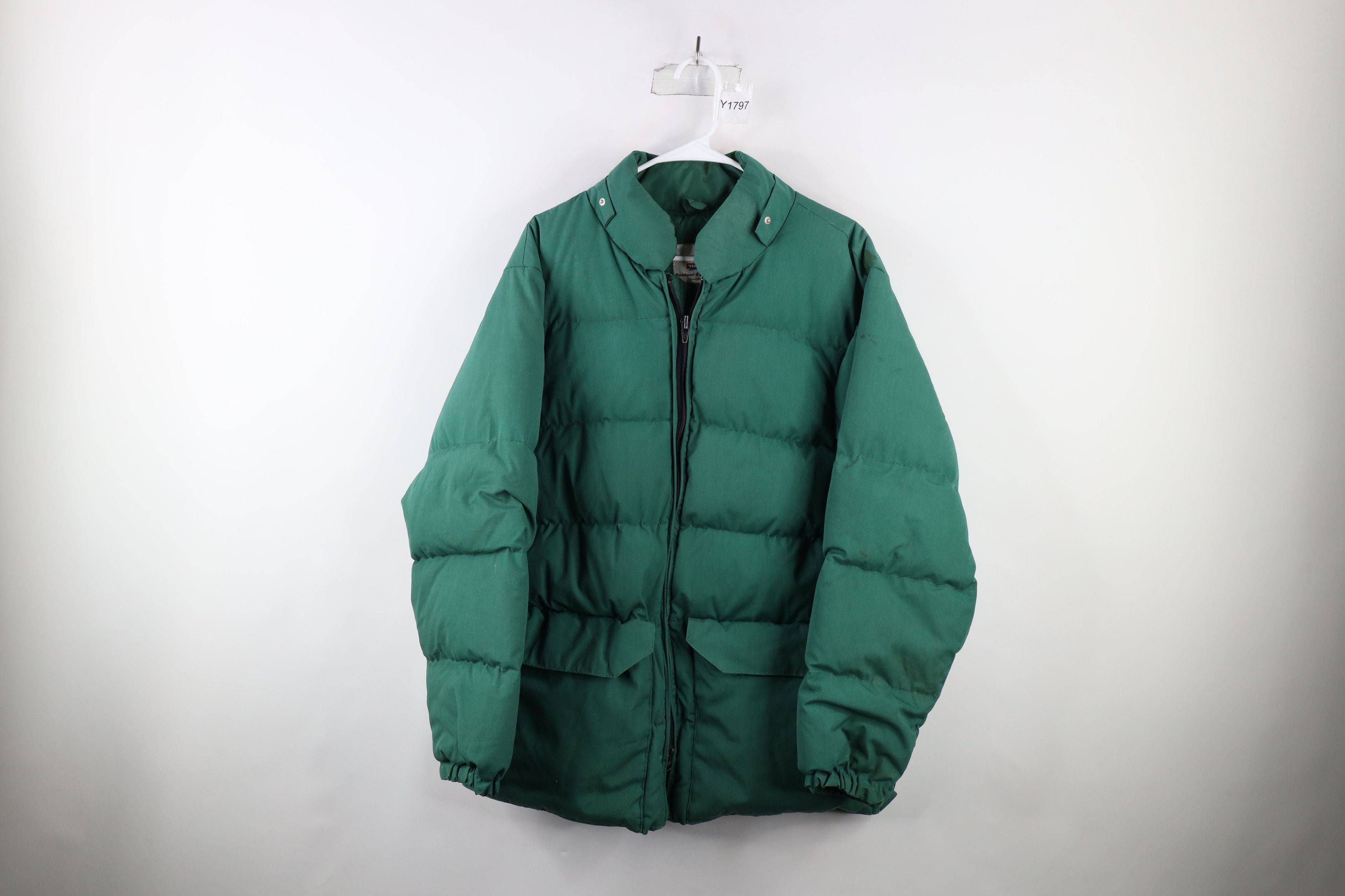 Holubar Vintage 70s Holubar Down Winter Puffer Jacket Green USA Size US L / EU 52-54 / 3 - 1 Thumbnail