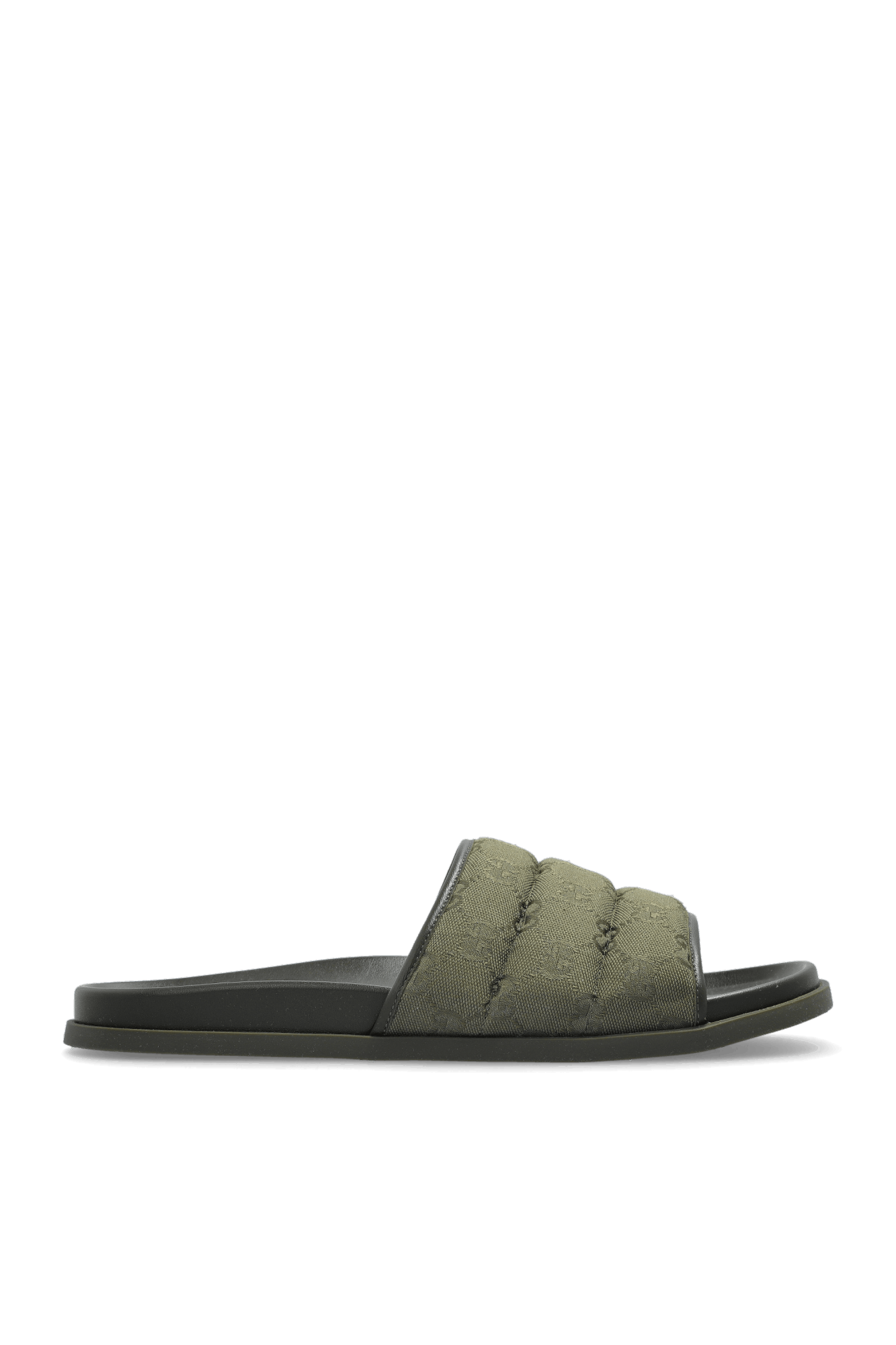 Gucci o1loc1c0326 838089 Men's Slide Sandals in Green Size US 11 / EU 44 - 1 Thumbnail