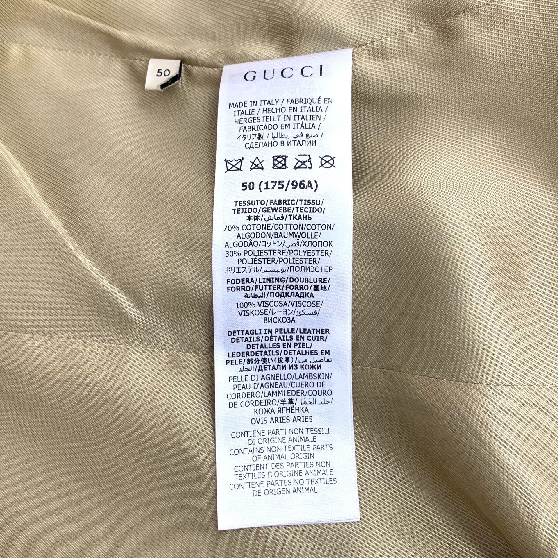 Gucci Gucci x Balenciaga single-breasted long-sleeved jacket Size US M / EU 48-50 / 2 - 7 Thumbnail
