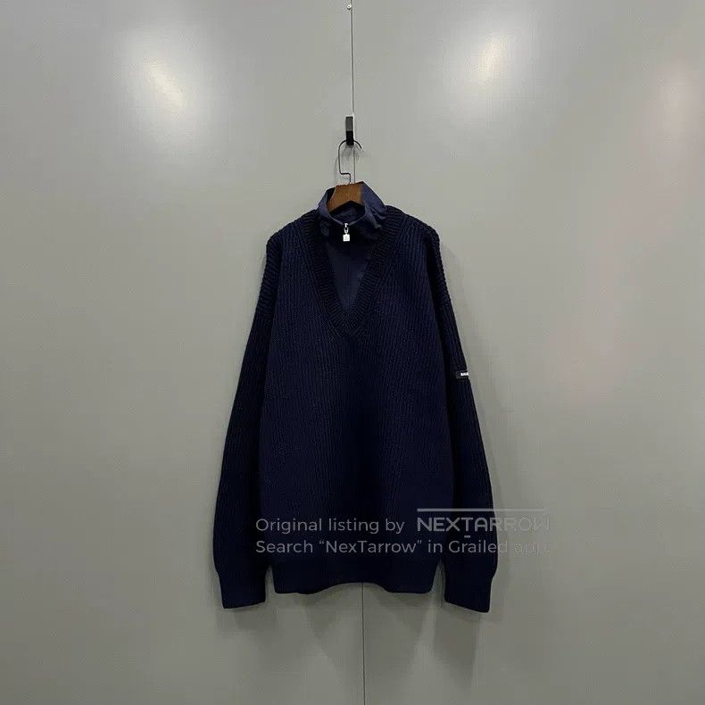 Balenciaga Balenciaga Patchwork layered pullover knitwear Size US S / EU 44-46 / 1 - 1 Thumbnail