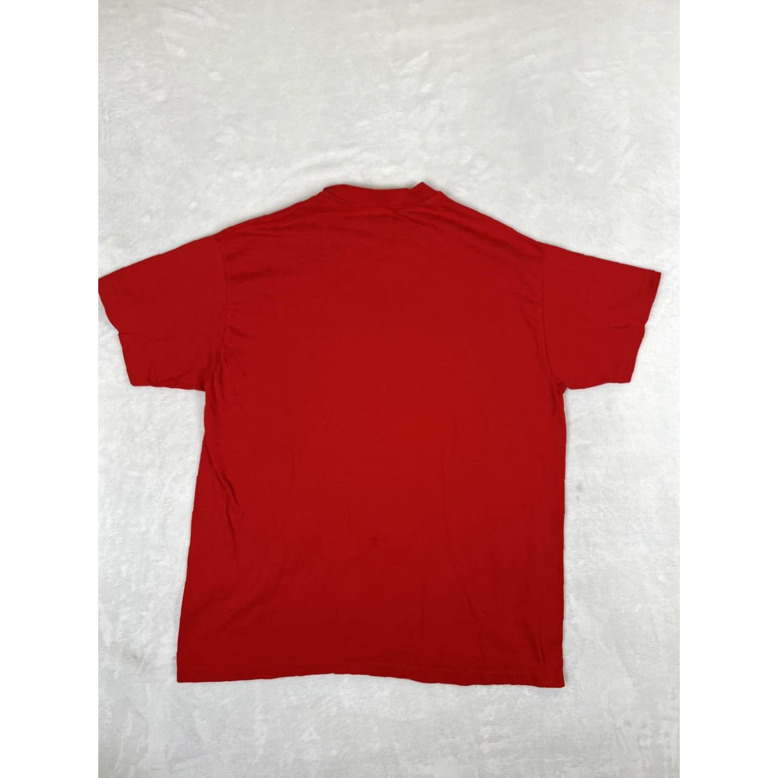 Vintage VINTAGE Kerman High School T-Shirt Mens Red Crew Neck Short Sleeve Graphic Print 80s Lions M/L Size M L Size US M / EU 48-50 / 2 - 7 Thumbnail