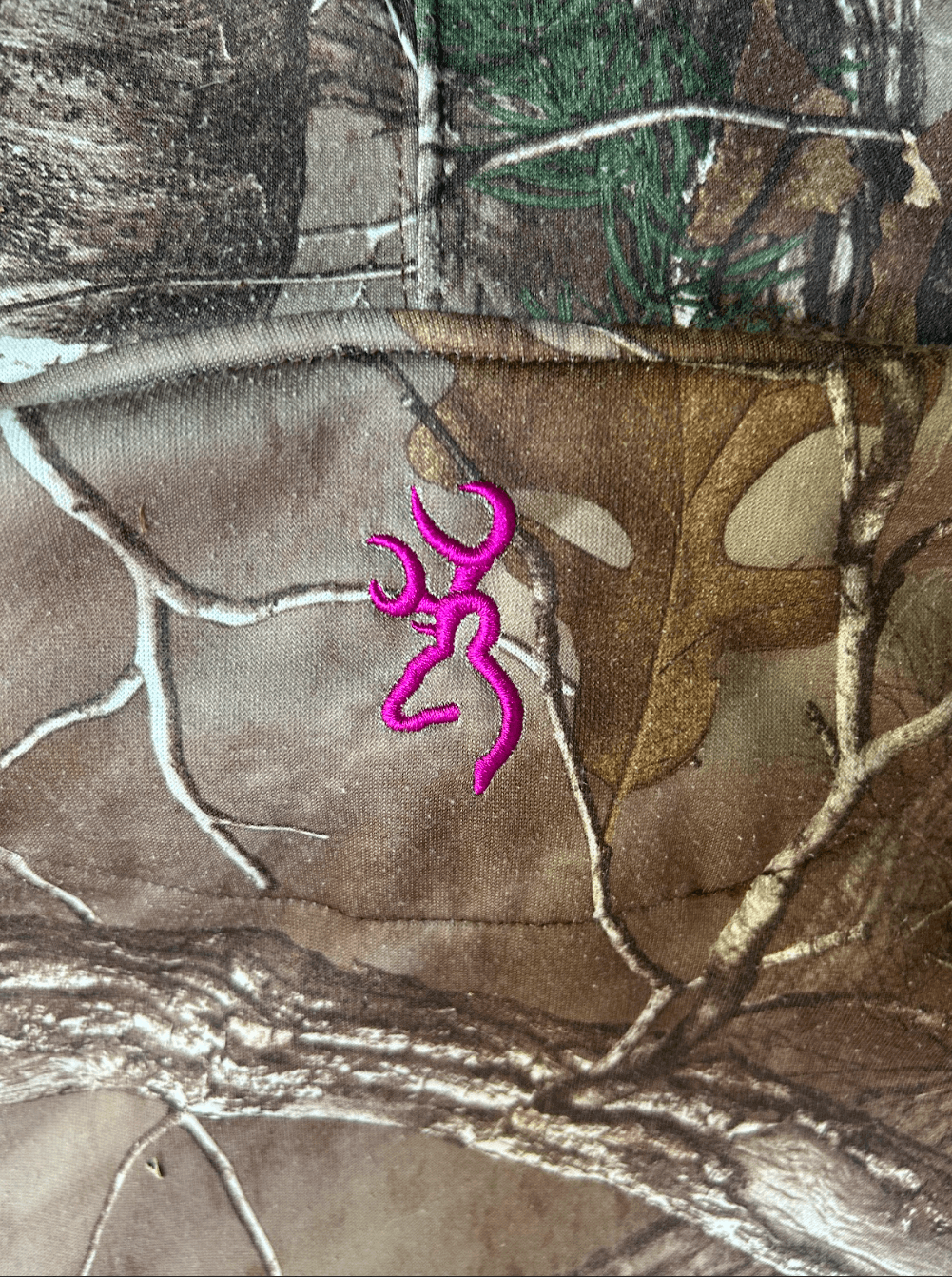 Other Real Tree Camo Browning Hoodie Pink Accents Size US M / EU 48-50 / 2 - 3 Thumbnail