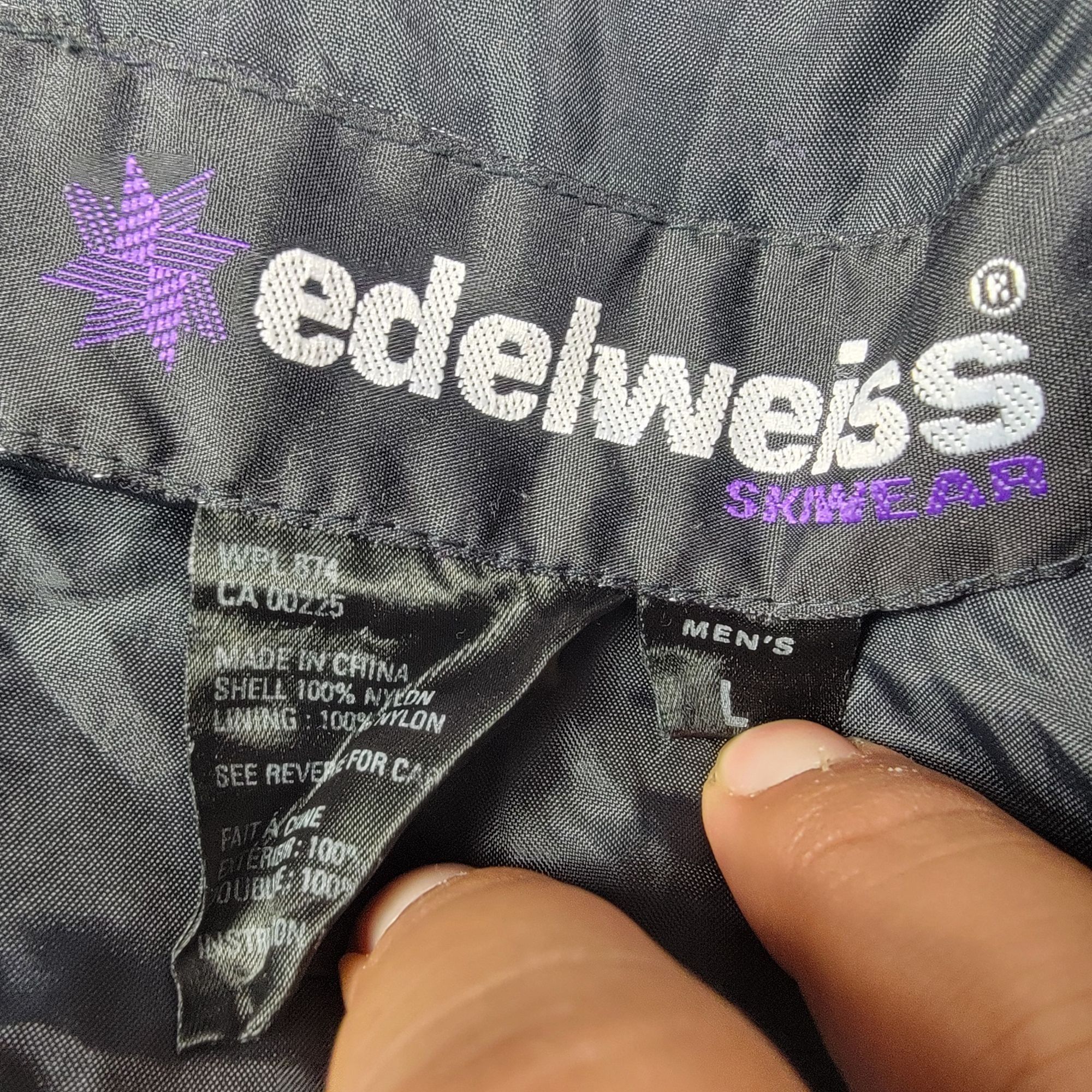 Other Edelweiss Skiwear Mens Large Black Jacket Snowboarding Winte Size US L / EU 52-54 / 3 - 4 Thumbnail
