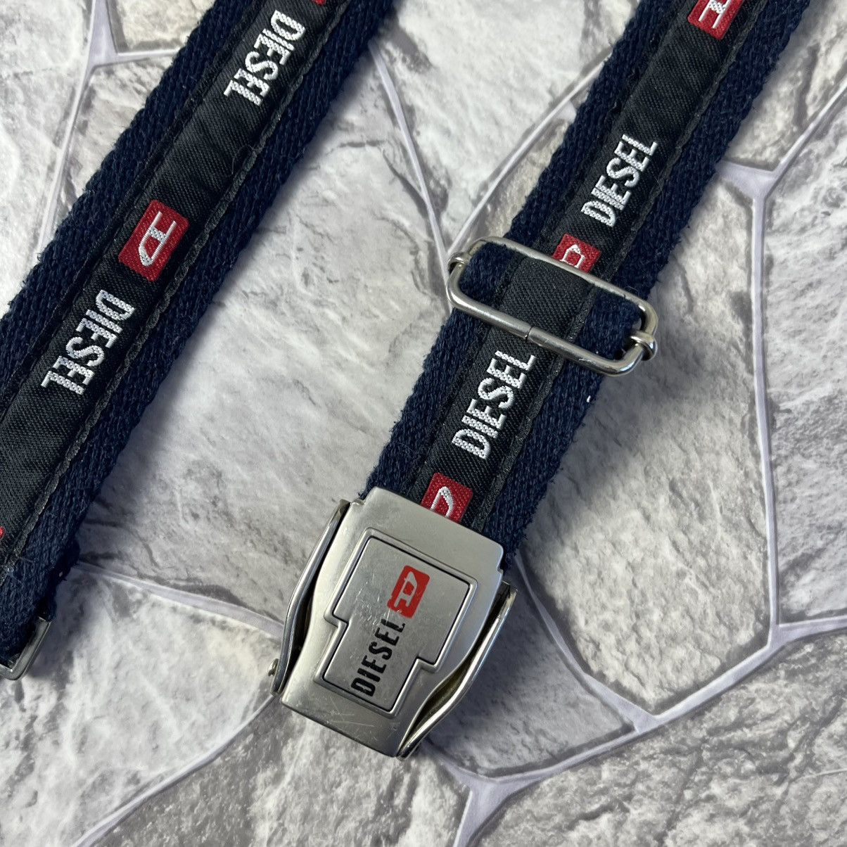 Diesel Diesel Belt Navy Size ONE SIZE - 4 Thumbnail