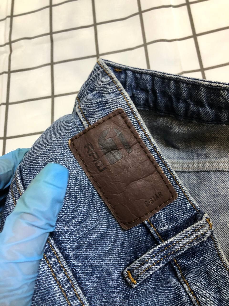 G-Star G Star Raw Jeans Blue Good Condition Size US 26 / EU 42 - 17 Thumbnail