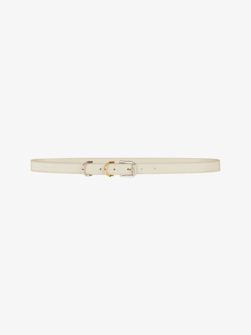 Givenchy o1n1vont0326 Size:1/Voyou Belt in Silver Size ONE SIZE - 1 Thumbnail