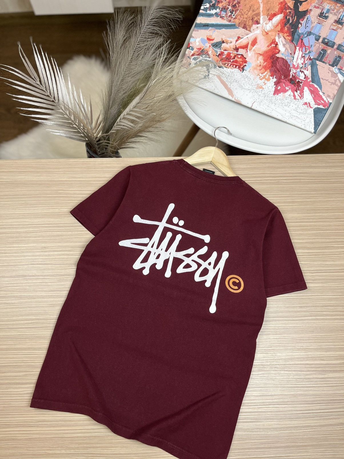 Stussy × Vintage Vintage Stussy Tee Shirt Big Logo Size US S / EU 44-46 / 1 - 1 Thumbnail