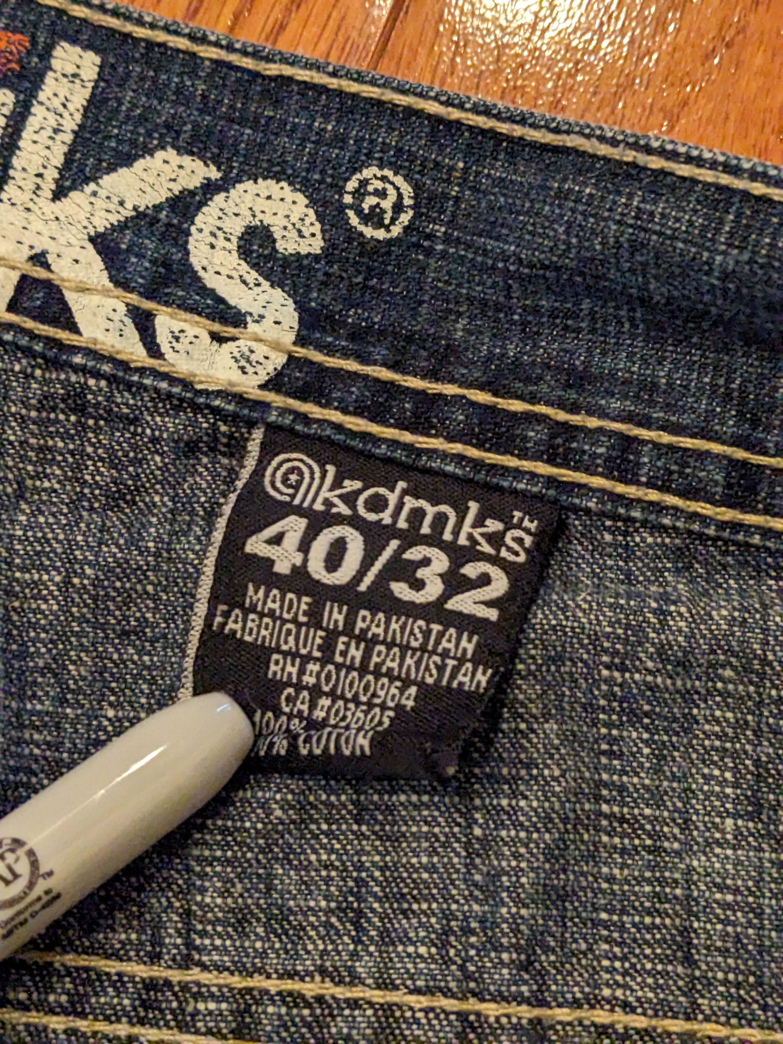 Akademiks × Vintage Vintage Y2K Akademiks 40 x 32 Straight Leg Blue Denim Jeans Size US 40 / EU 56 - 8 Thumbnail