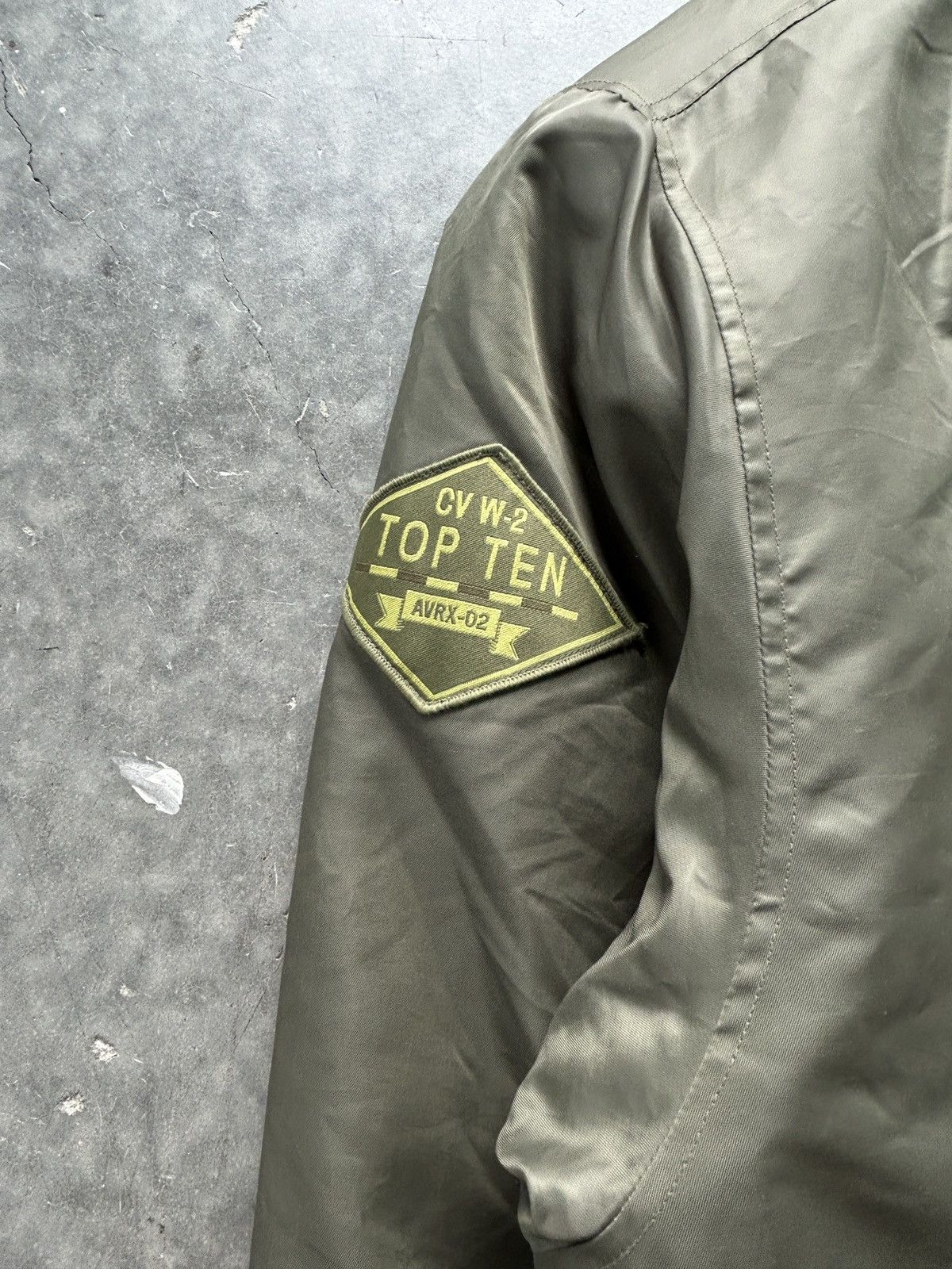 Avirex Vintage Y2K Avirex Bomber Jacket Olive Green Size US XXL / EU 58 / 5 - 3 Thumbnail