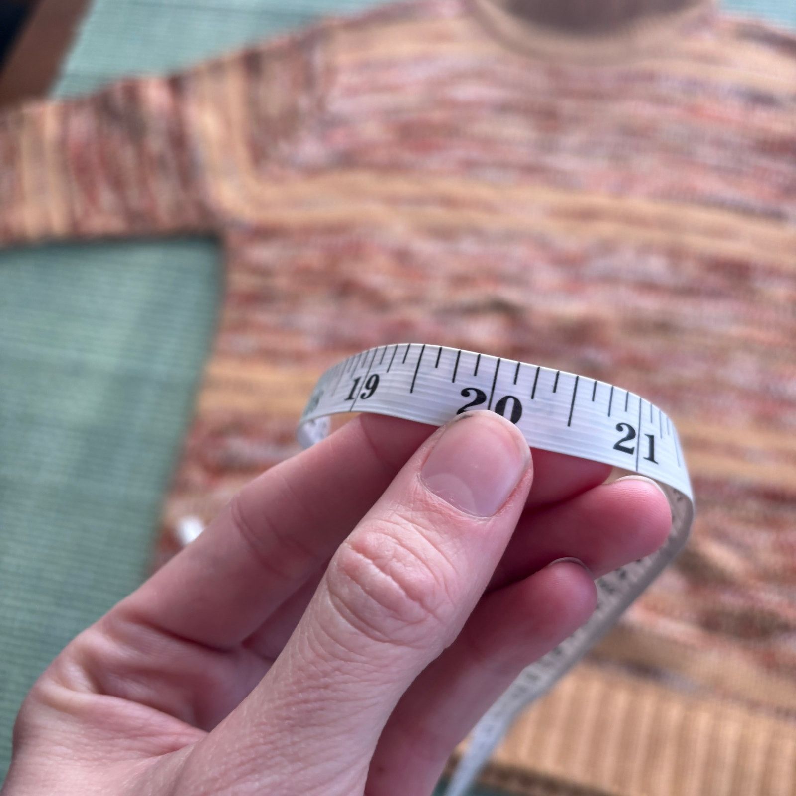 Vintage Vintage 70s striped knit turtleneck acrylic sweater size L Size L / US 10 / IT 46 - 8 Thumbnail
