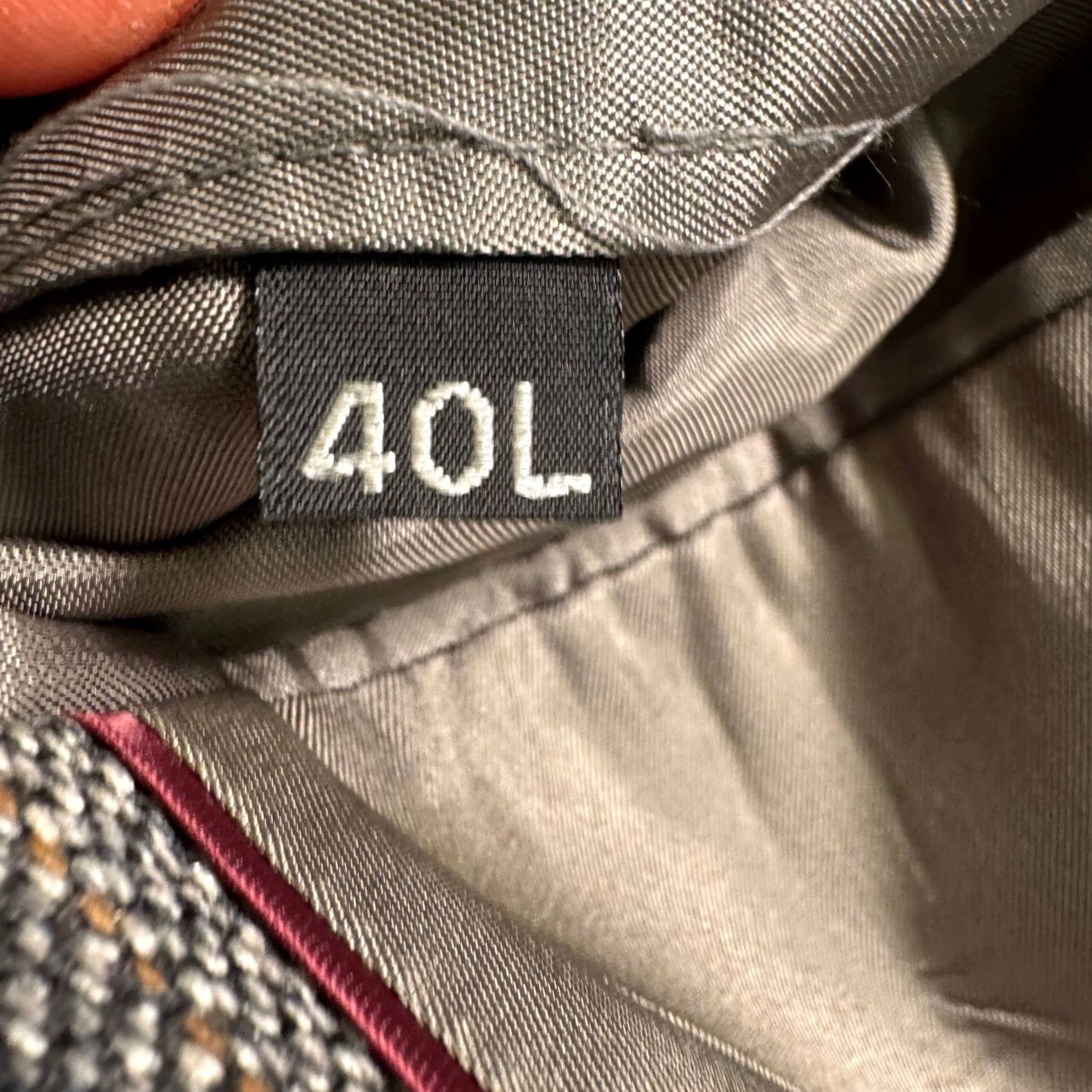 Haggar VTG Haggar Blazer 40L Herringbone Wool Blend Gray USA Made Ivy League Academia Preppy Sport Coat Mens Size 40R - 5 Thumbnail