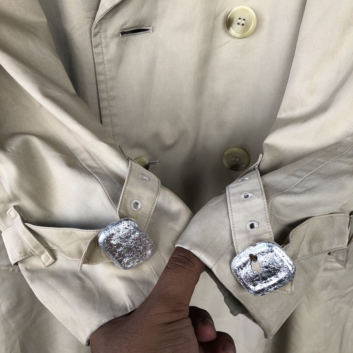 Burberry Vintage Burberrys London Kensington Nova Check Trench Coat Size US L / EU 52-54 / 3 - 17 Thumbnail