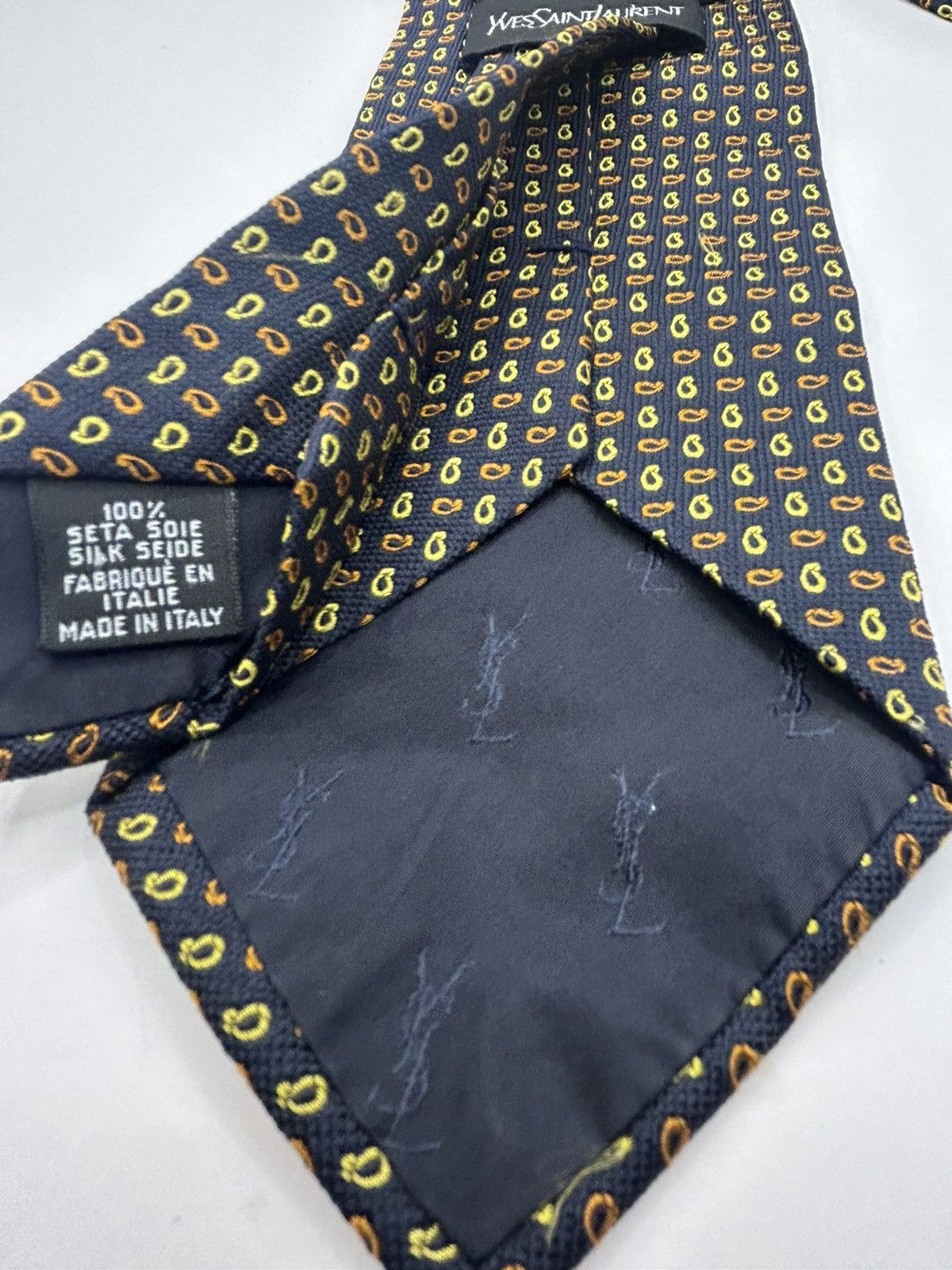 Yves Saint Laurent Yves Saint Laurent Tie Size ONE SIZE - 3 Thumbnail