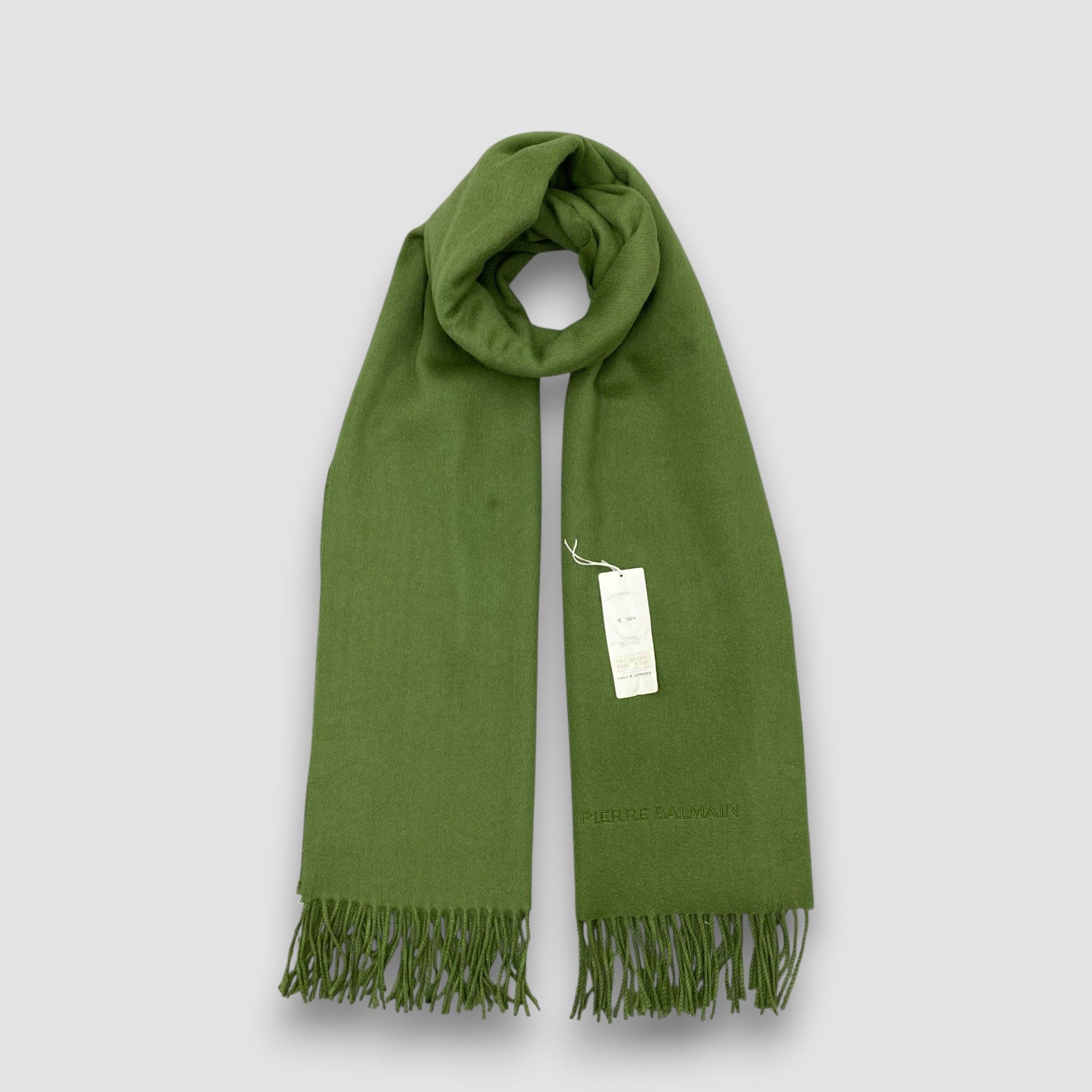 Pierre Balmain NWT Vintage Pierre Balmain Scarf Muffler Wool Scarves Size ONE SIZE - 1 Thumbnail