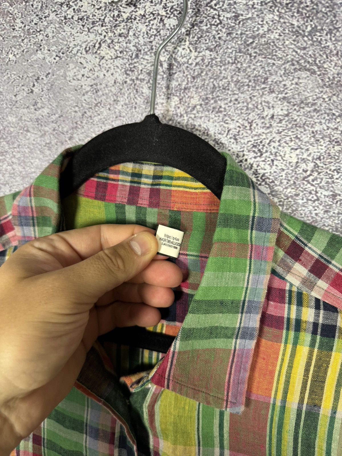 Polo Ralph Lauren Lauren Ralph Lauren 100% Linen Check Shirt Button Up Large Size US L / EU 52-54 / 3 - 10 Thumbnail