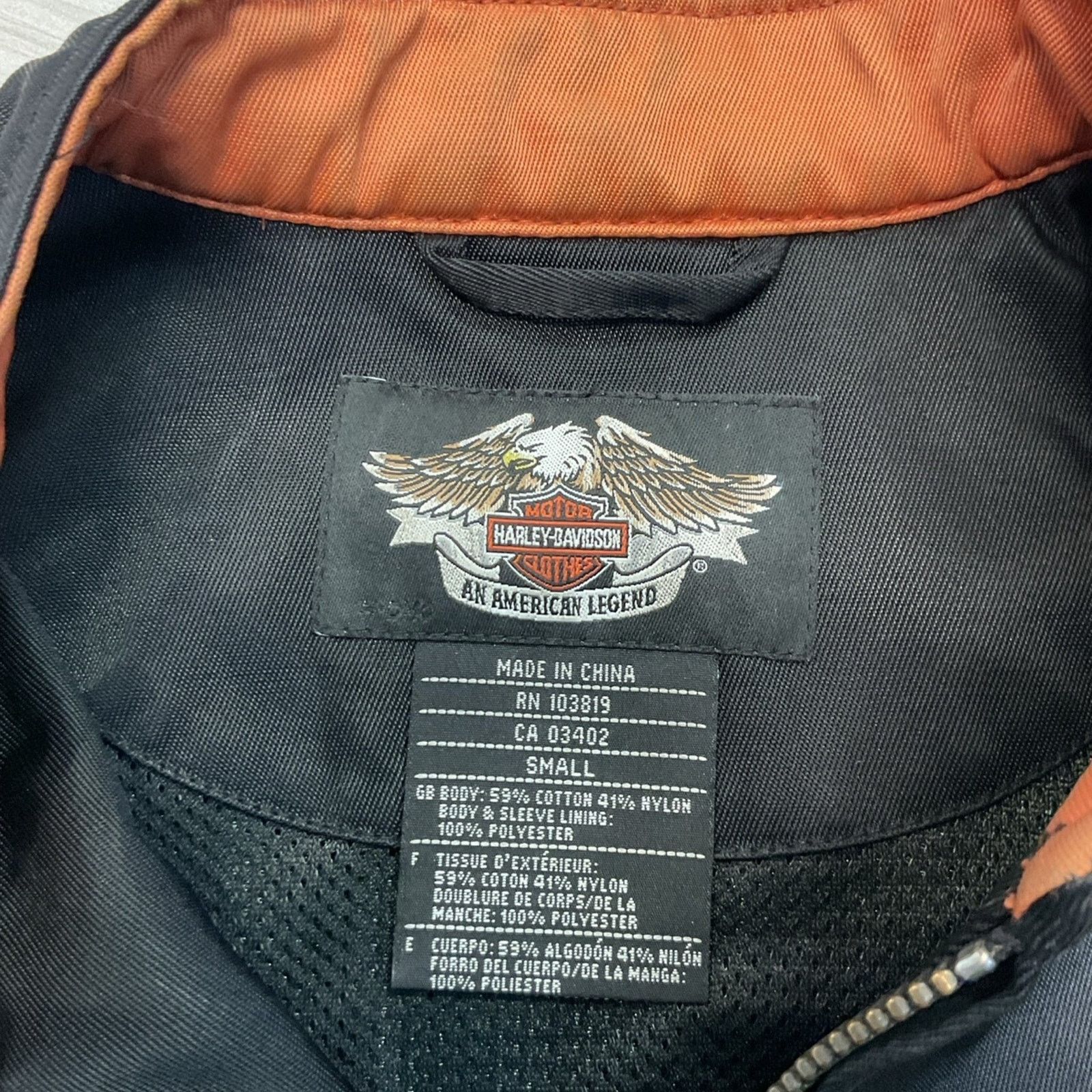 Harley Davidson Harley Davidson Racing Black Orange striped Y2K Jacket Size S / US 4 / IT 40 - 5 Thumbnail