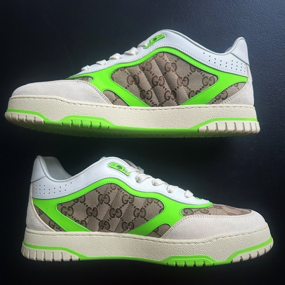 Gucci Gucci Re-Web Monogram Sneakers SoHo exclusive Size US 10.5 / EU 43-44 - 3 Thumbnail