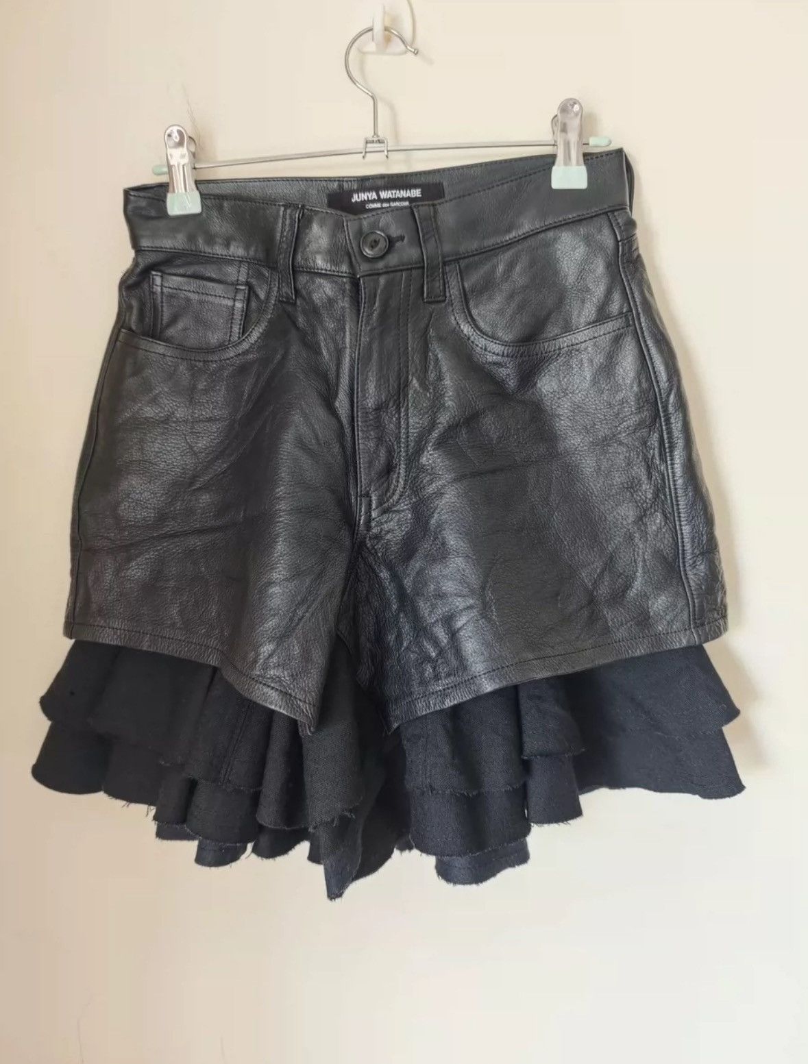 Junya Watanabe Junya Watanabe Leather Patch Skirt Size 26" / US 2 / IT 38 - 1 Thumbnail