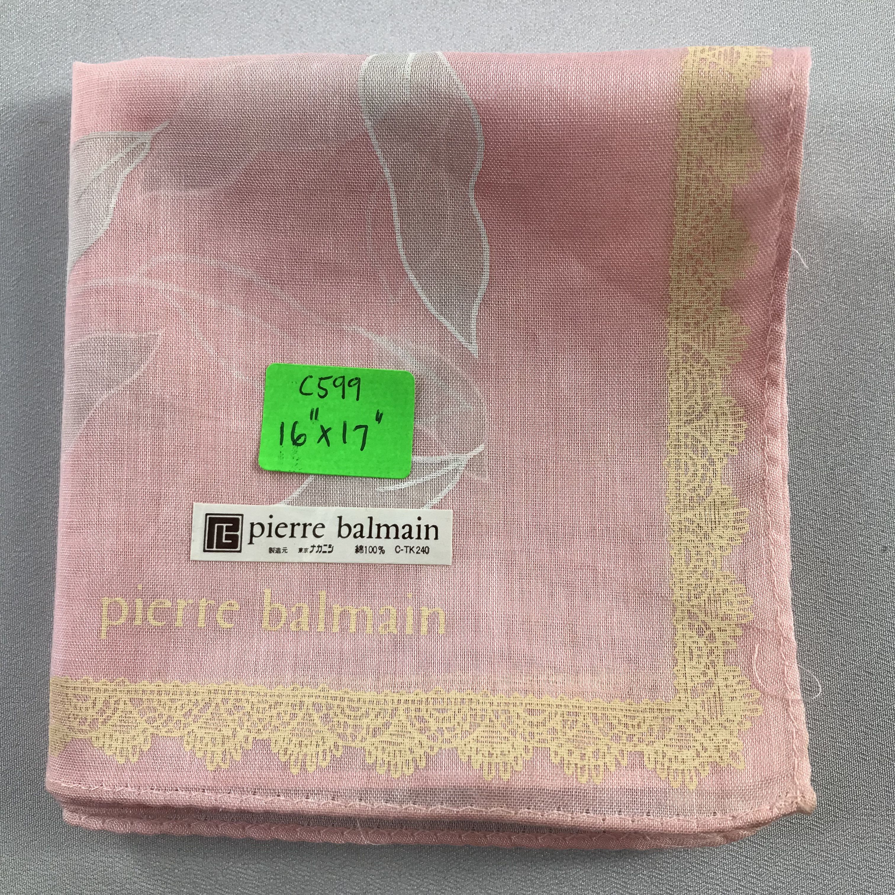 Pierre Balmain Pierre Balmain Handkerchief / Bandana / Neckerchief C599 Size ONE SIZE - 7 Thumbnail