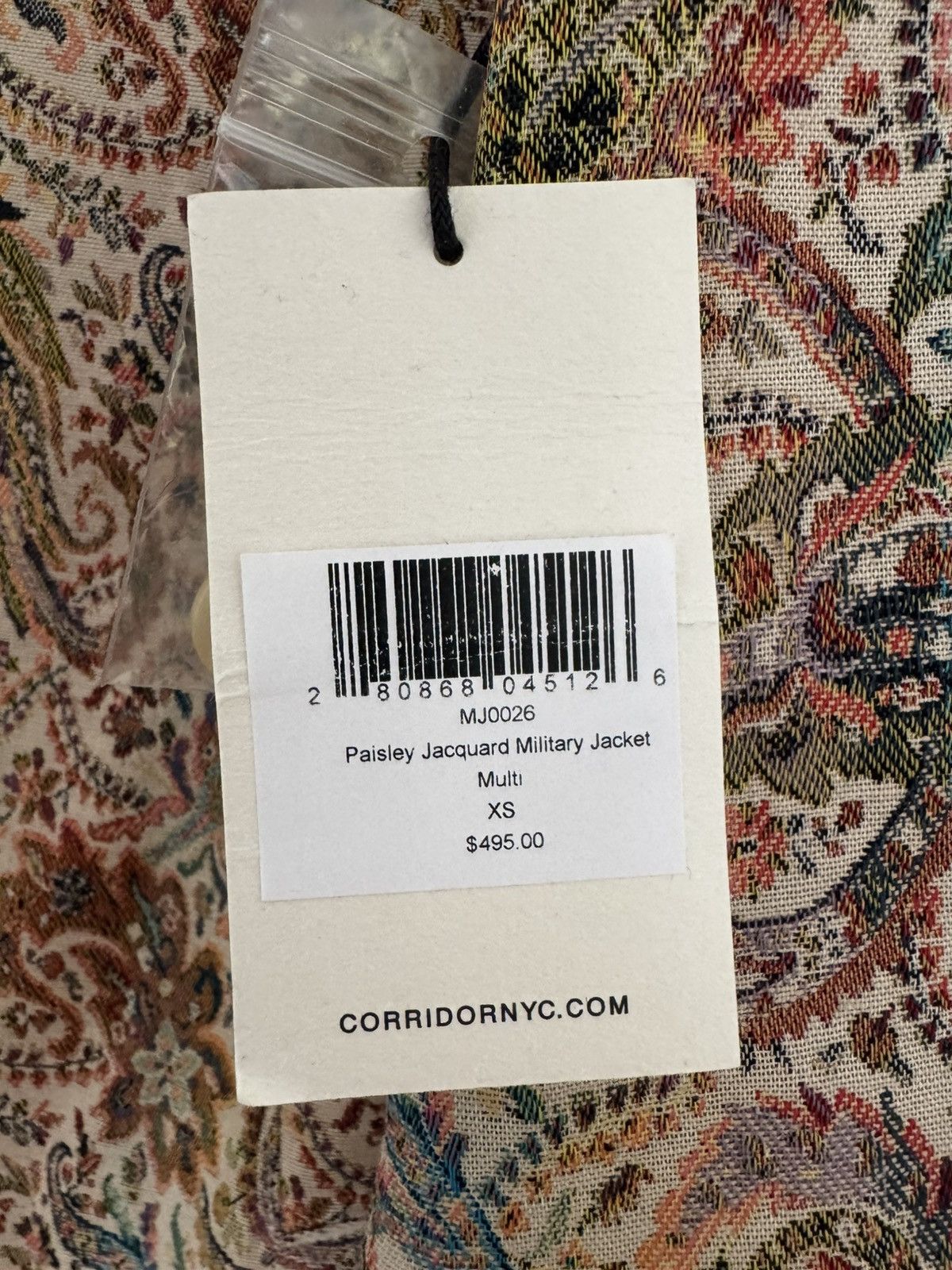 Corridor Corridor Paisley Jacquard Military Jacket XS Size US XS / EU 42 / 0 - 5 Thumbnail
