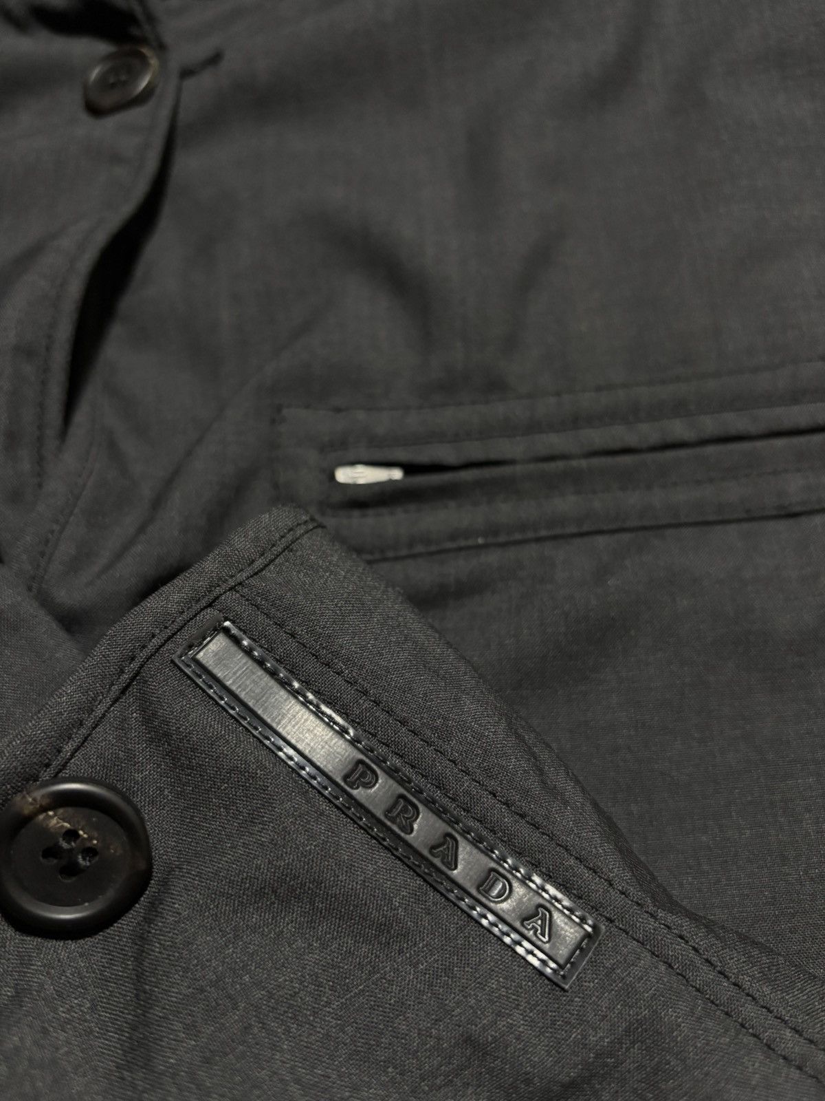 Prada Prada Black Tab Inner Jacket Size US L / EU 52-54 / 3 - 12 Thumbnail