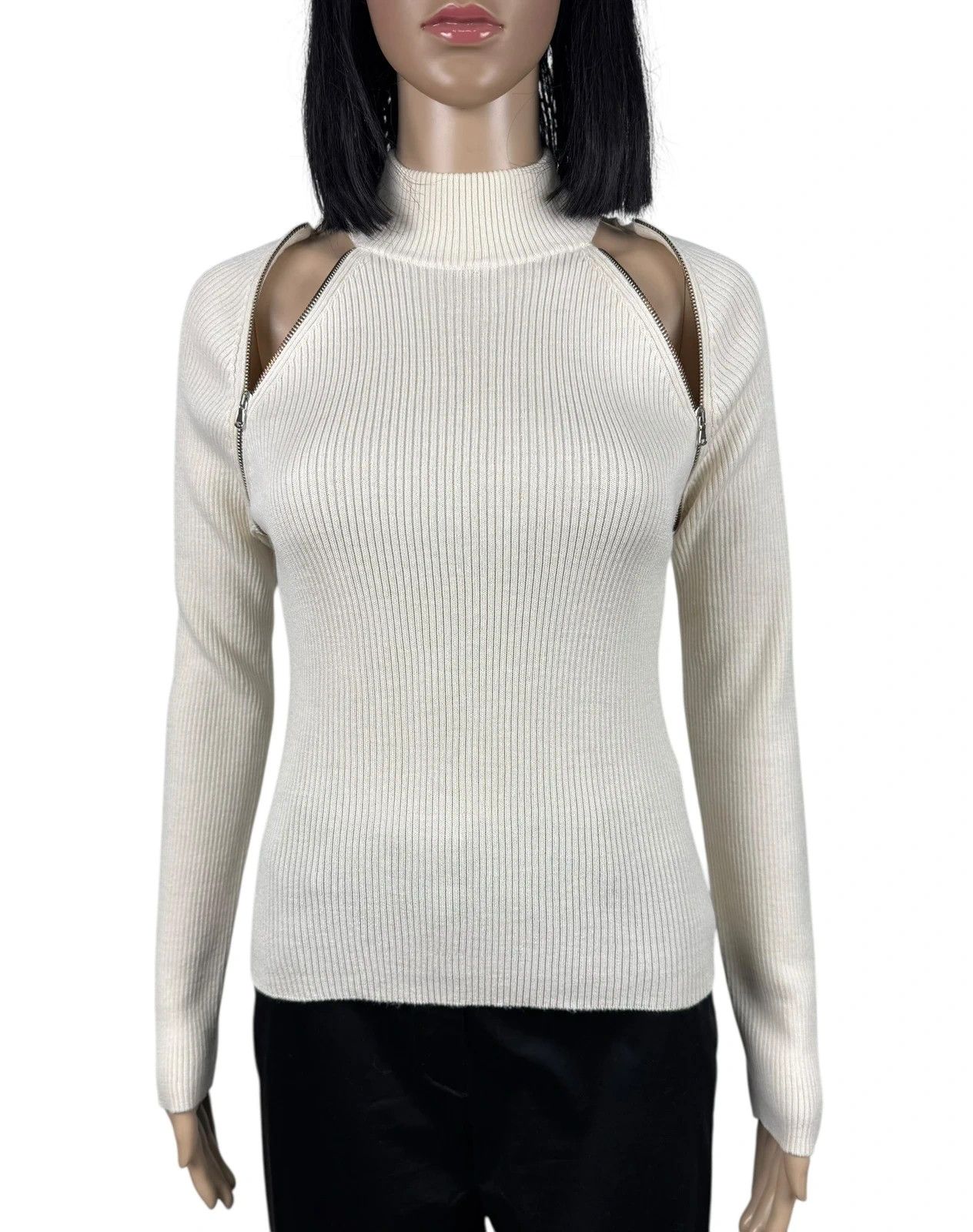 Dolce & Gabbana Dolce & Gabbana Vintage Ribbed Knit Jumper Viscose Wool Size M / US 6-8 / IT 42-44 - 4 Thumbnail