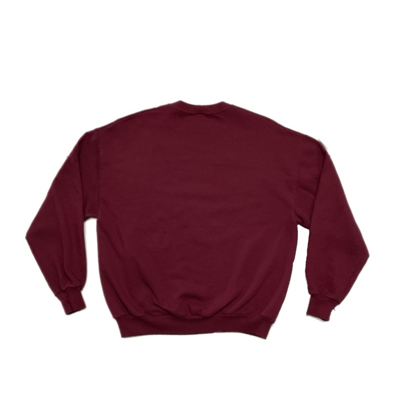 Jerzees Vintage Lion Animal Graphic Maroon Sweatshirt Jerzees Size US XL / EU 56 / 4 - 2 Thumbnail
