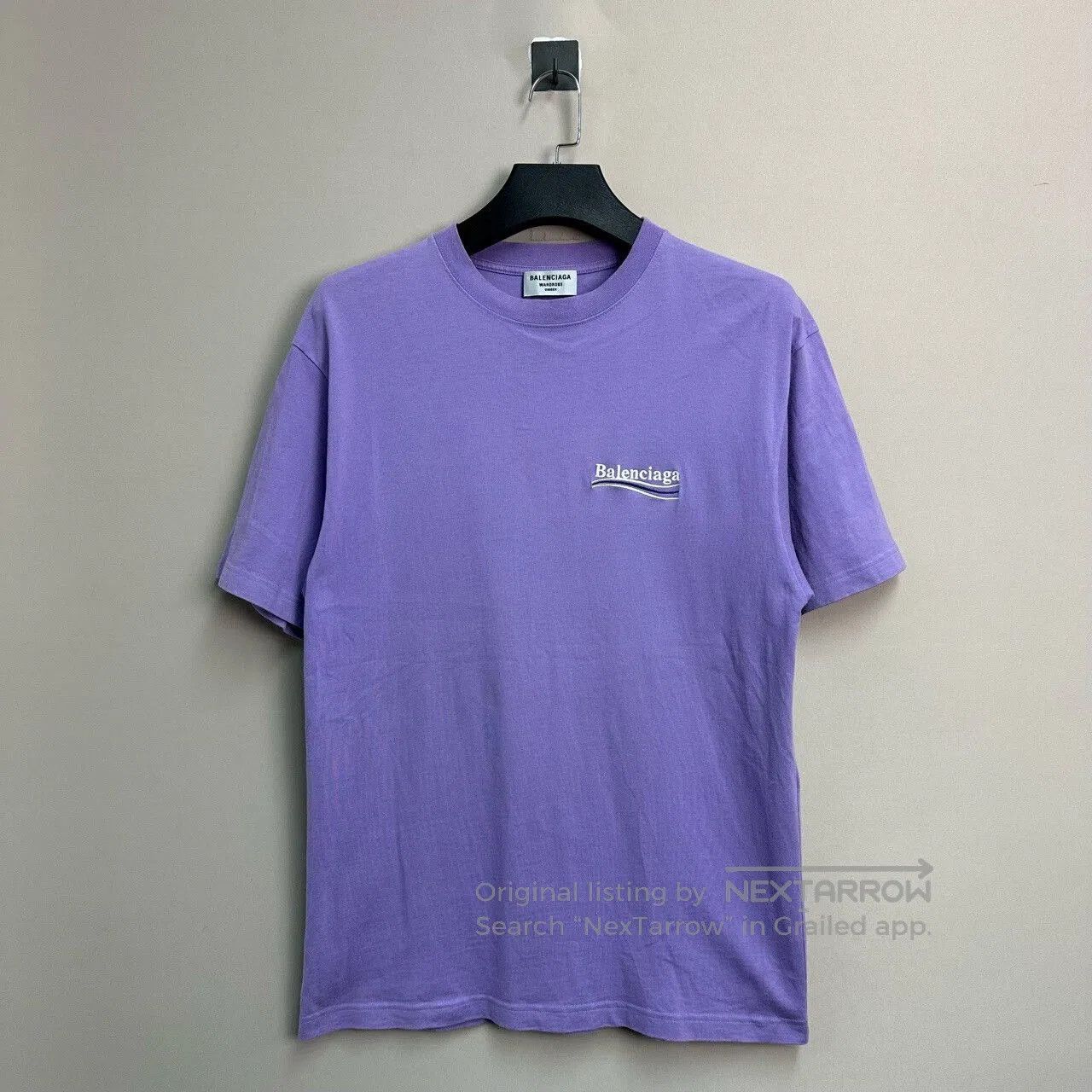 Balenciaga balenciaga short sleeve wave logo tee. Size US XS / EU 42 / 0 - 1 Thumbnail