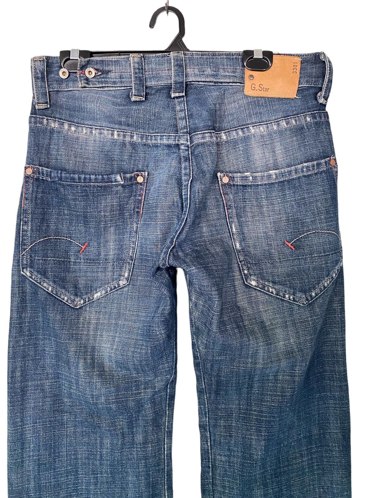 G-Star G.Star Raw Disressed Loose Jeans W34” Size US 34 / EU 50 - 11 Thumbnail