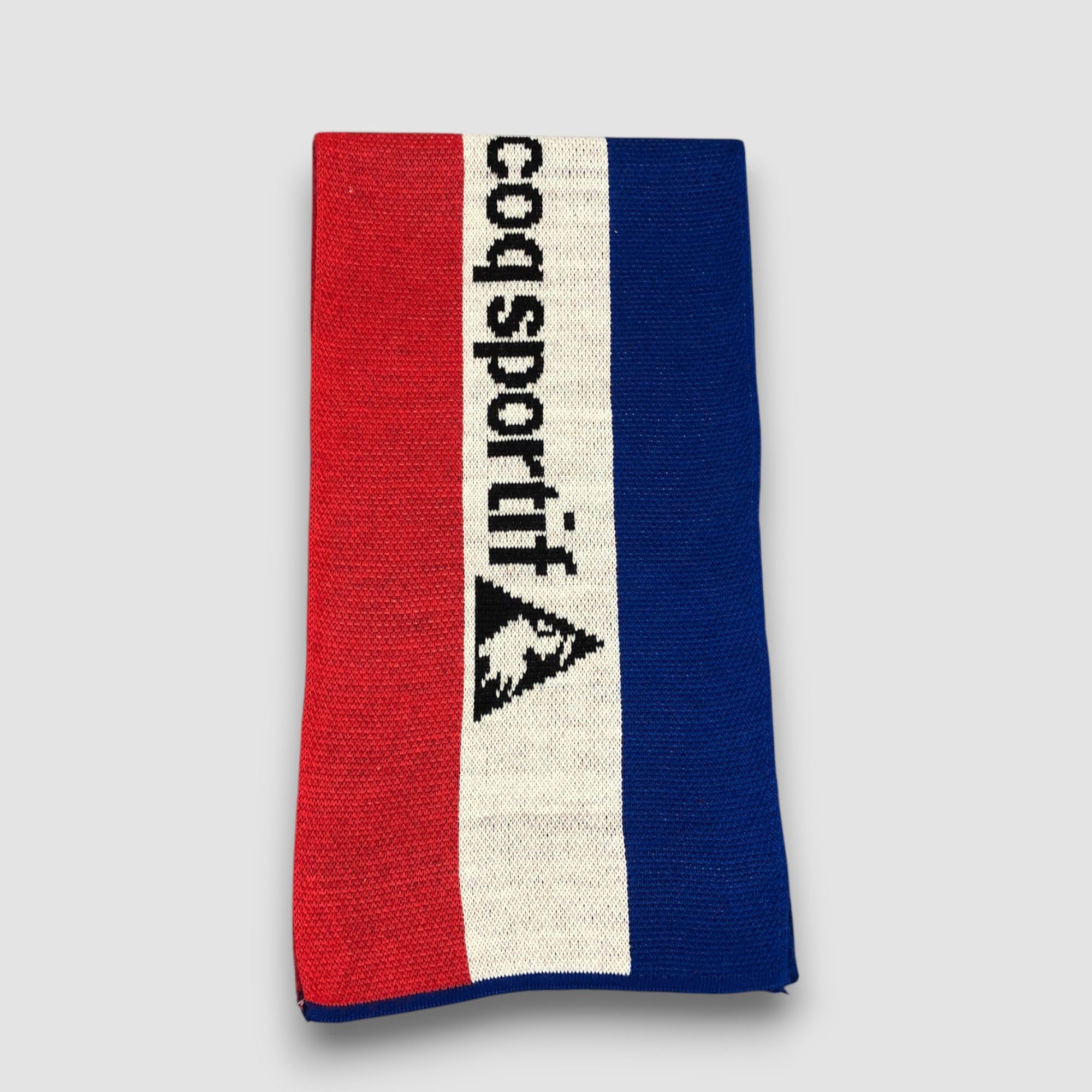 Vintage Le Coq Sportif Scarf Muffler Wool Knit Scarves