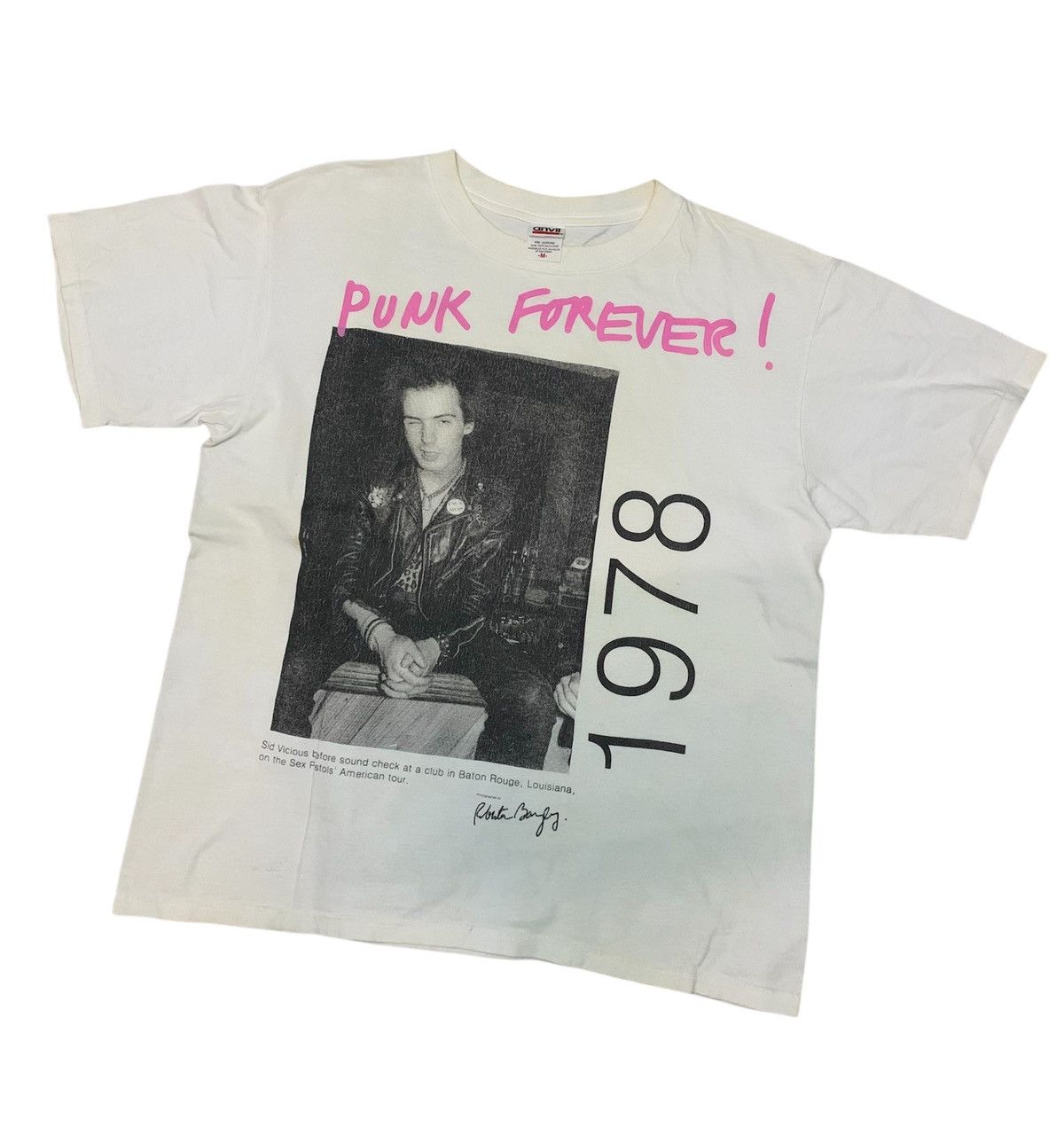 Band Tees Vintage 90s Sid Vicious Punk Forever Shirt Size US M / EU 48-50 / 2 - 4 Thumbnail