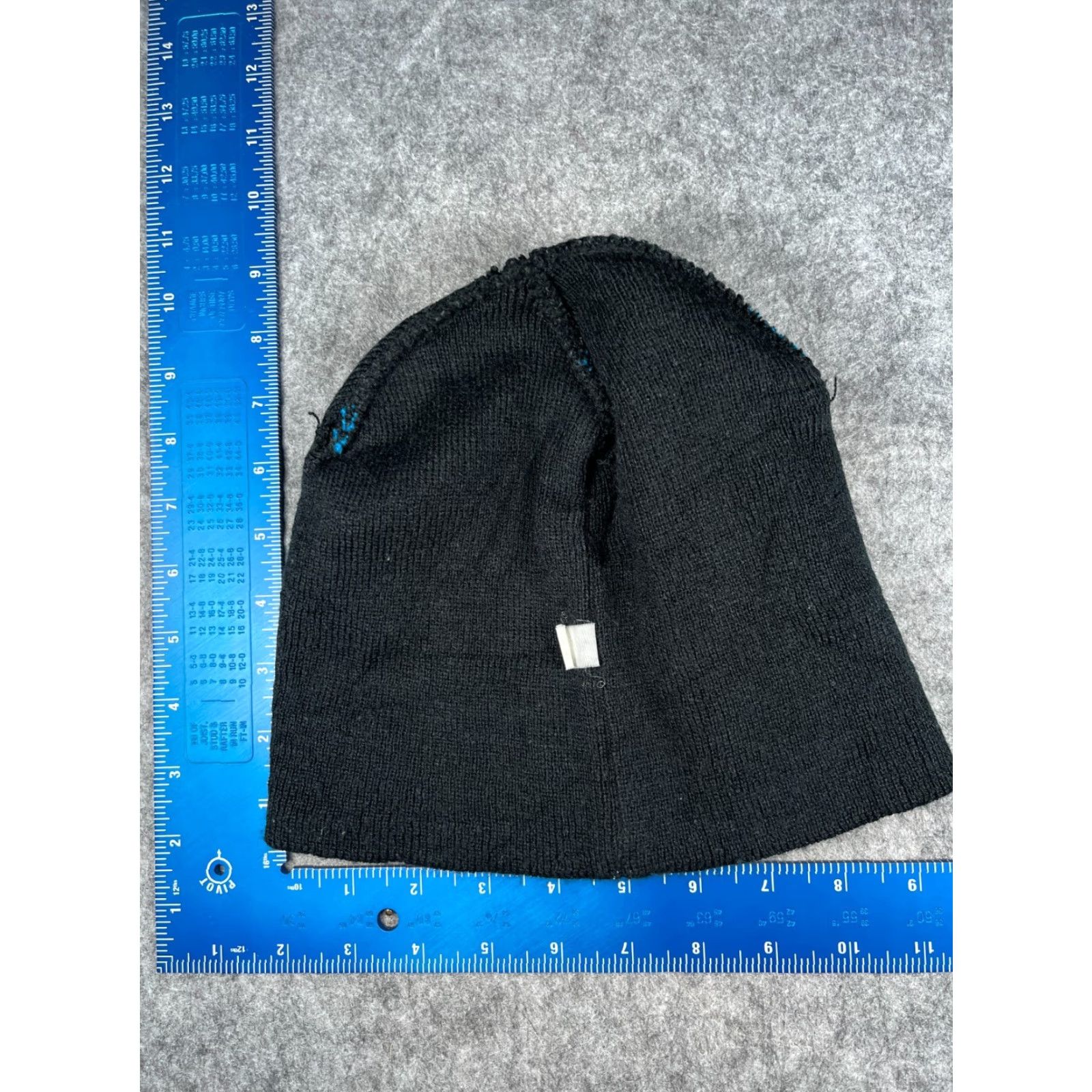 Vintage Matco Hat Adult One Size Black Blue Knit 100% Acrylic Mechanic Workwear Mens Size ONE SIZE - 5 Thumbnail